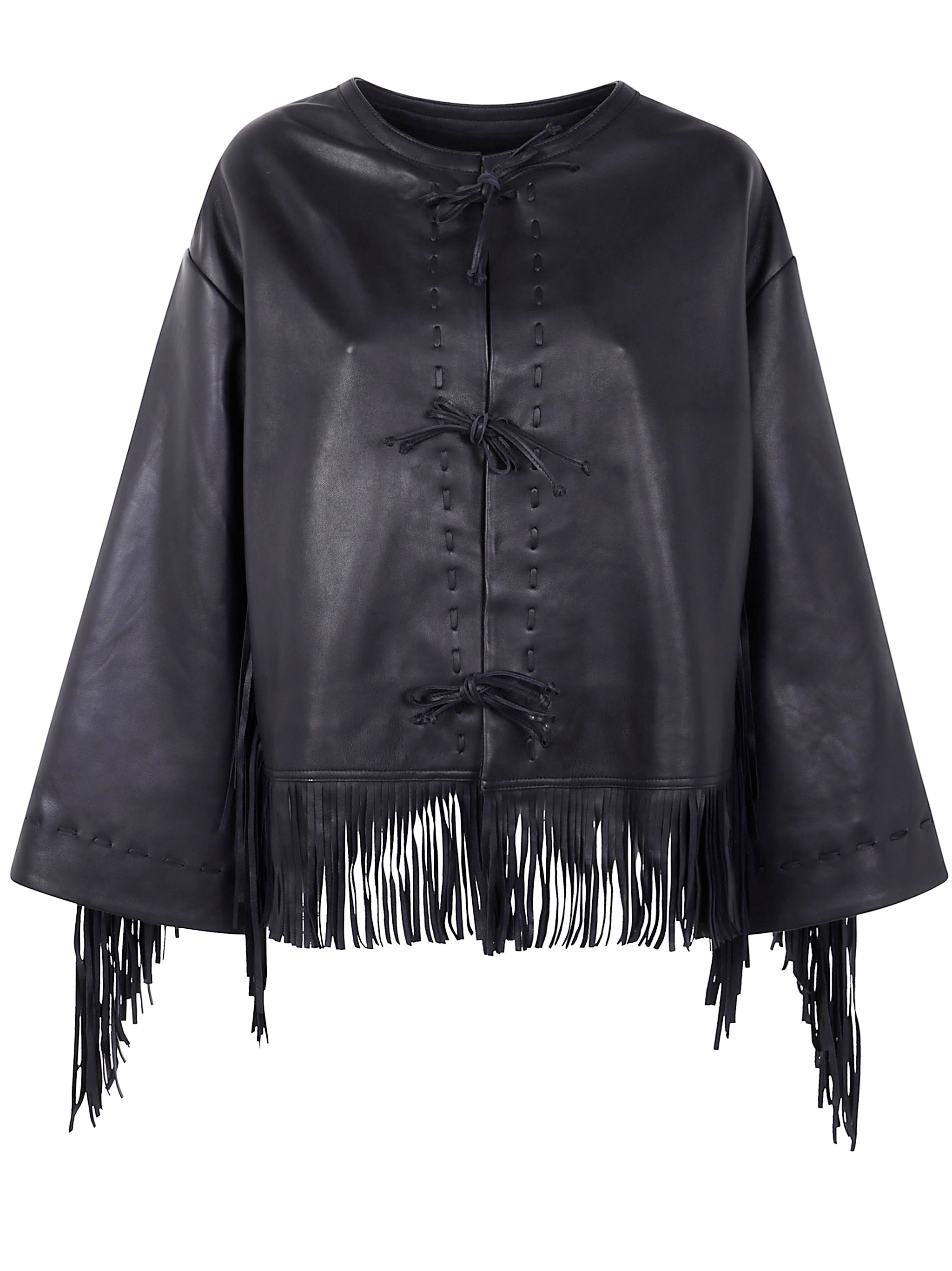 Uma Wang Long Sleeved Turtle Neck Knit Top