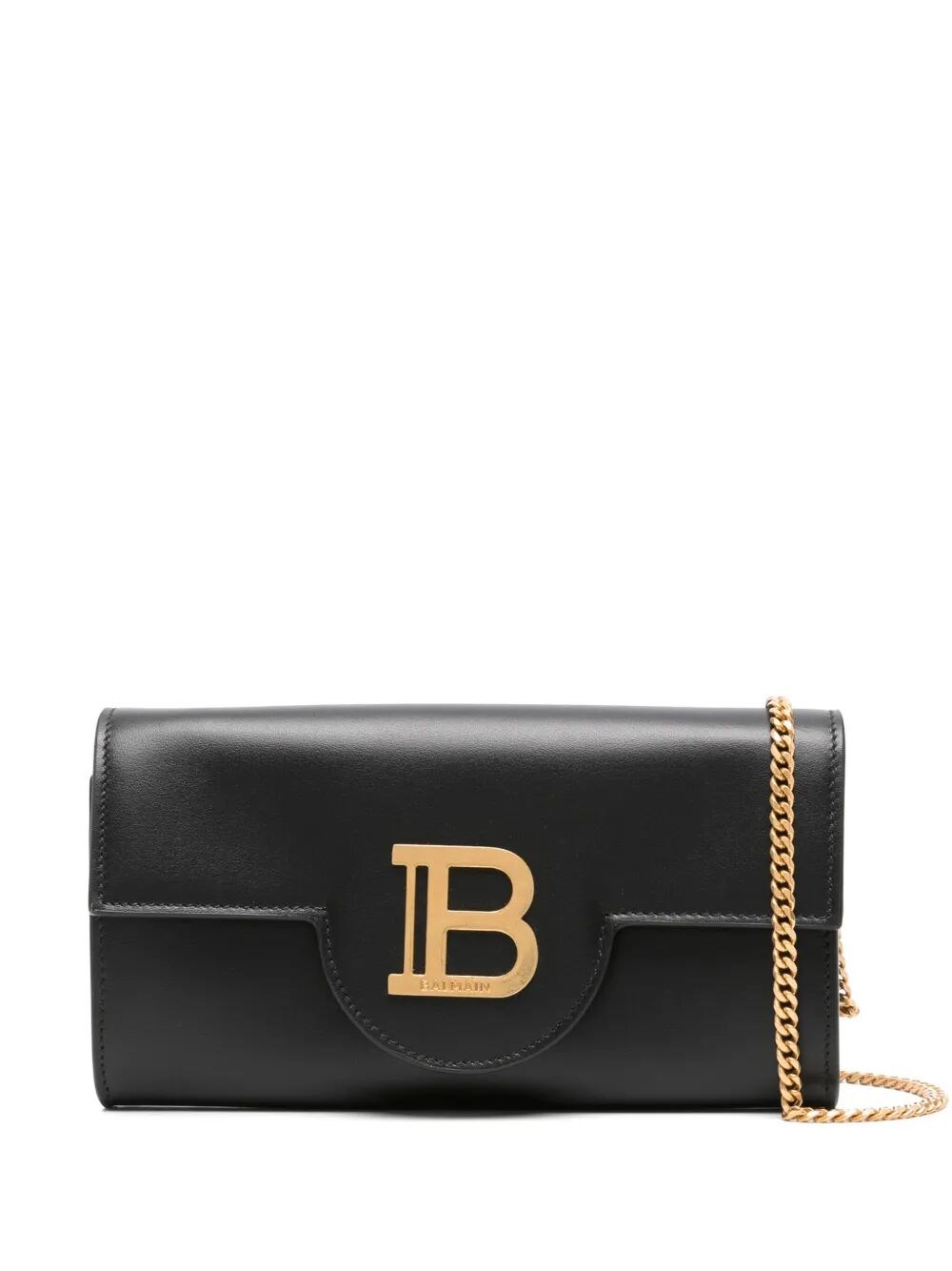 Balmain B-buzz Wallet On Chain Calfskin By
