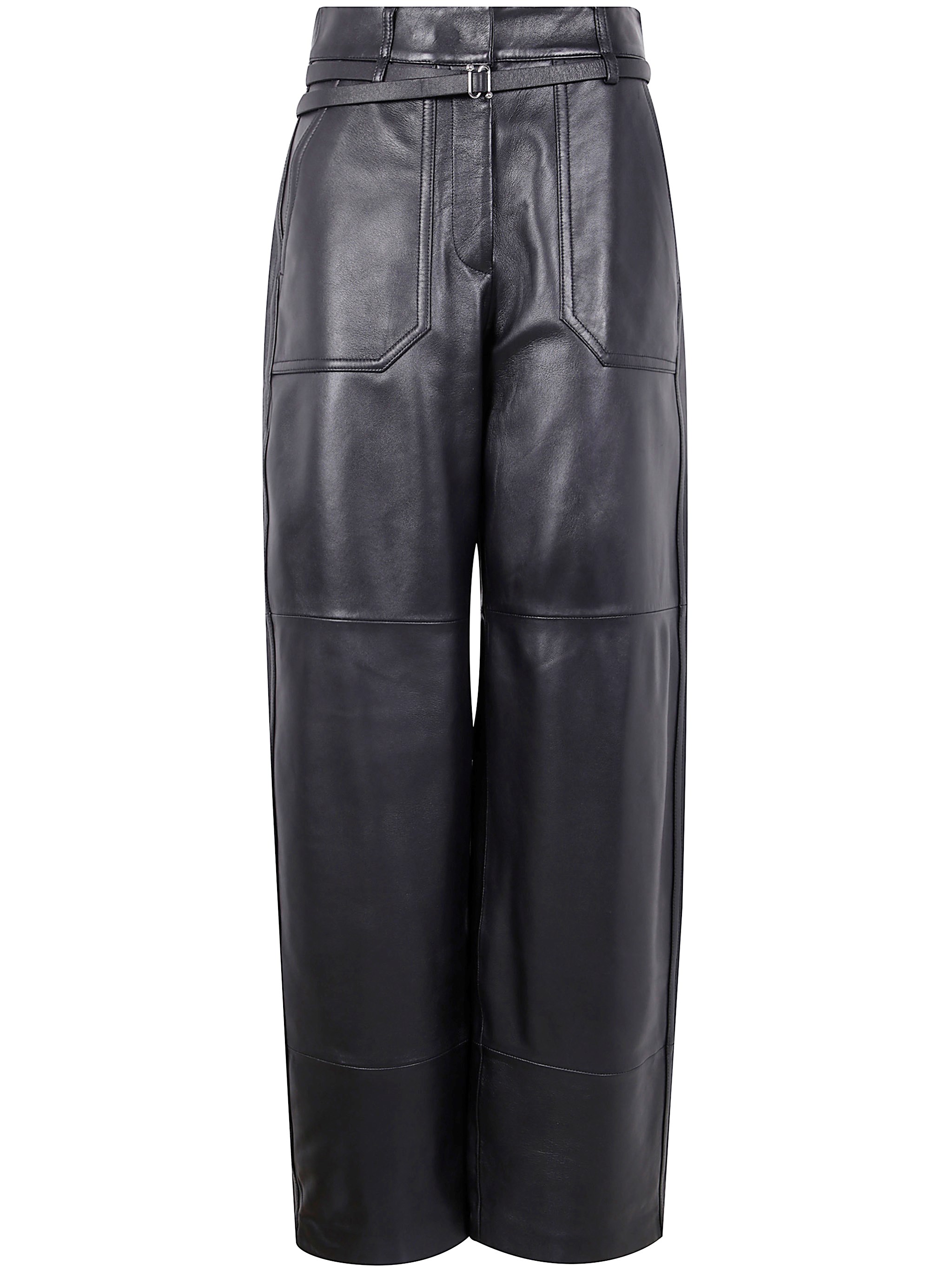 MAX MARA SPORTMAX Leather "Garbo" Trousers　MAX MARA SPORTMAX レザー「ガルボ」トラウザーズ MAX