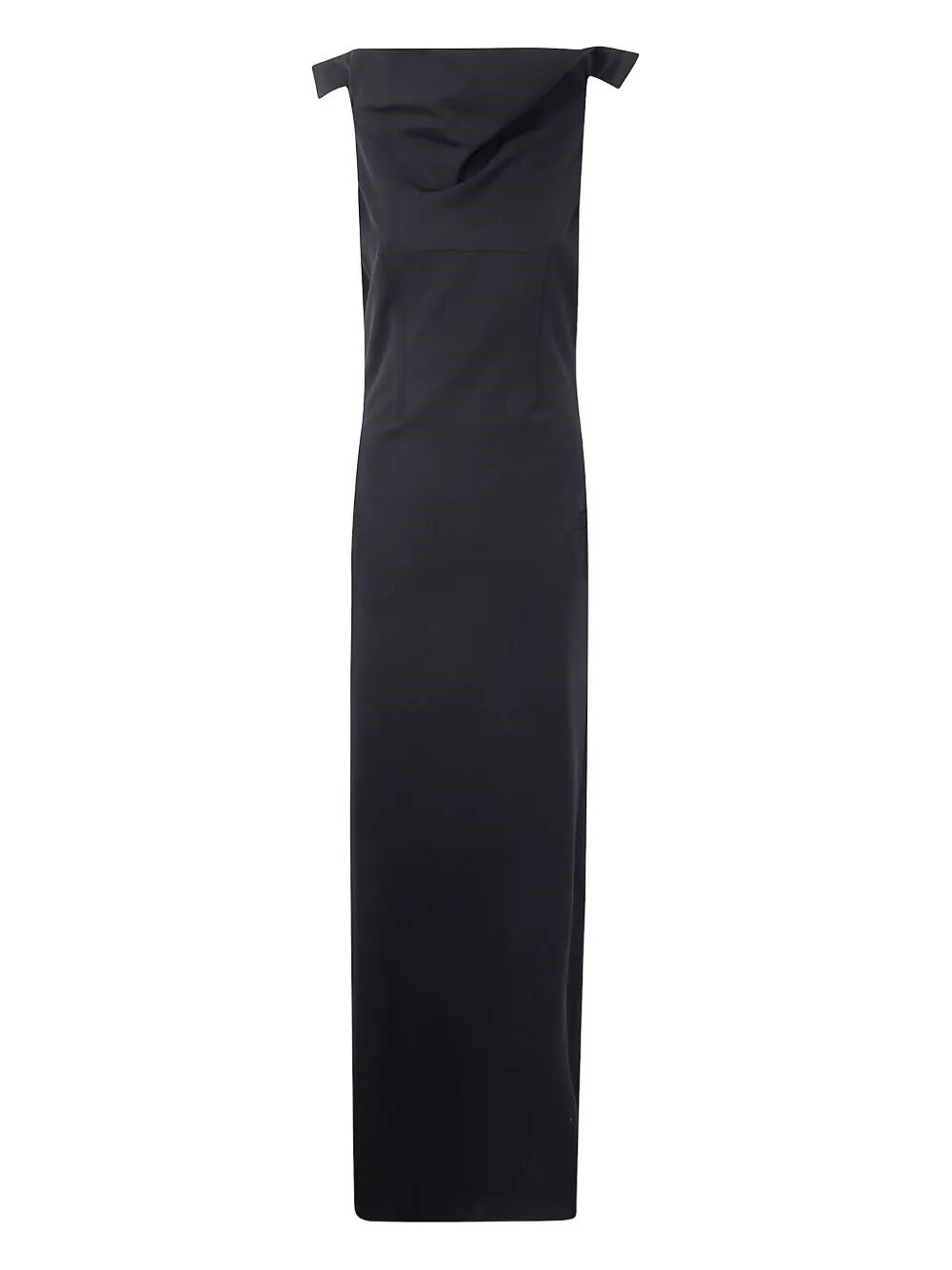 Jean Paul Gaultier Long Backless Dress With Belt On The Back By Jean P