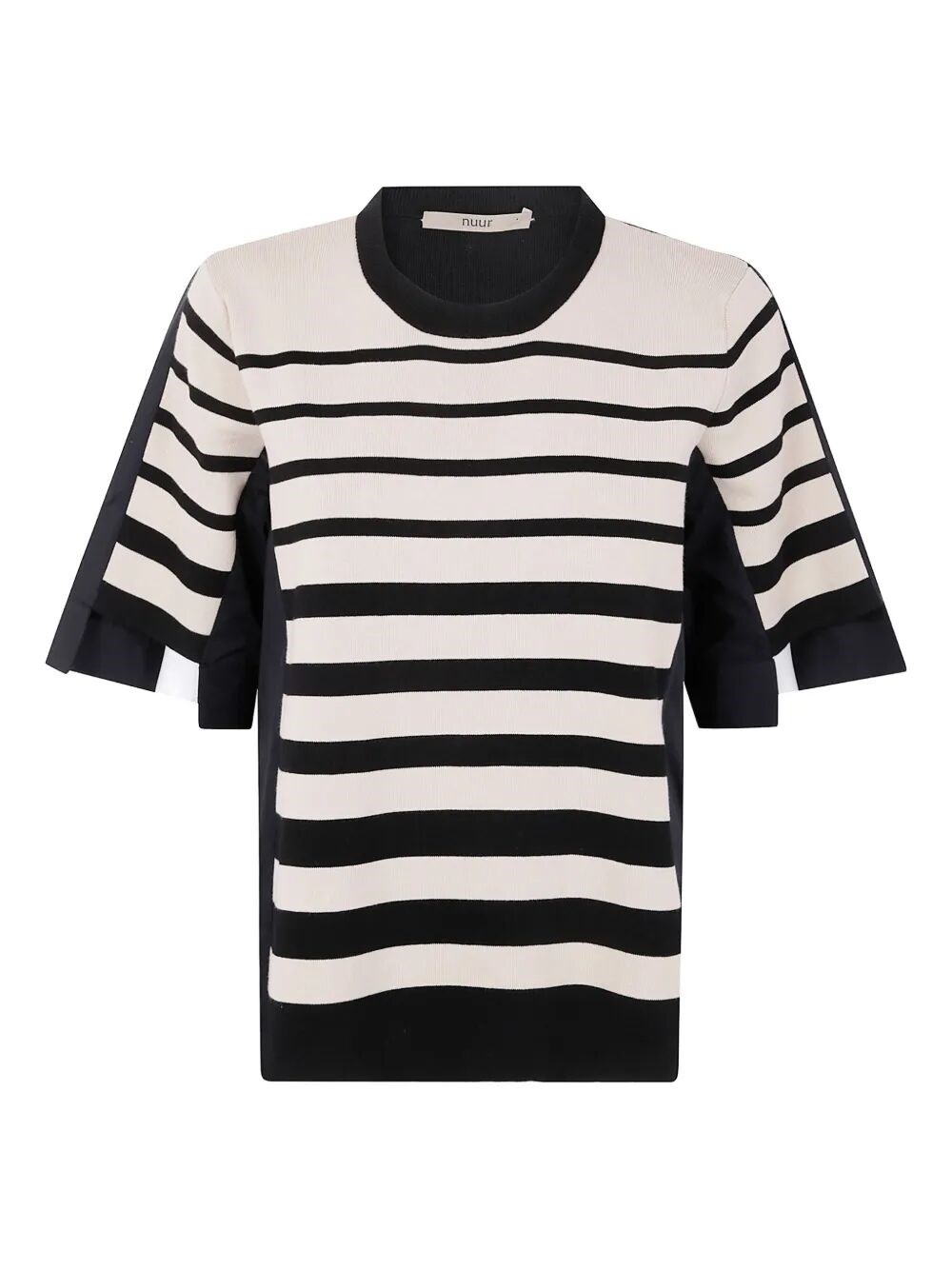 Nuur Crew Neck Striped Sweater By