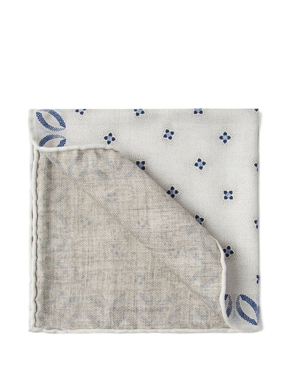 Brunello Cucinelli Jacquard Daisy V-neck Cardigan