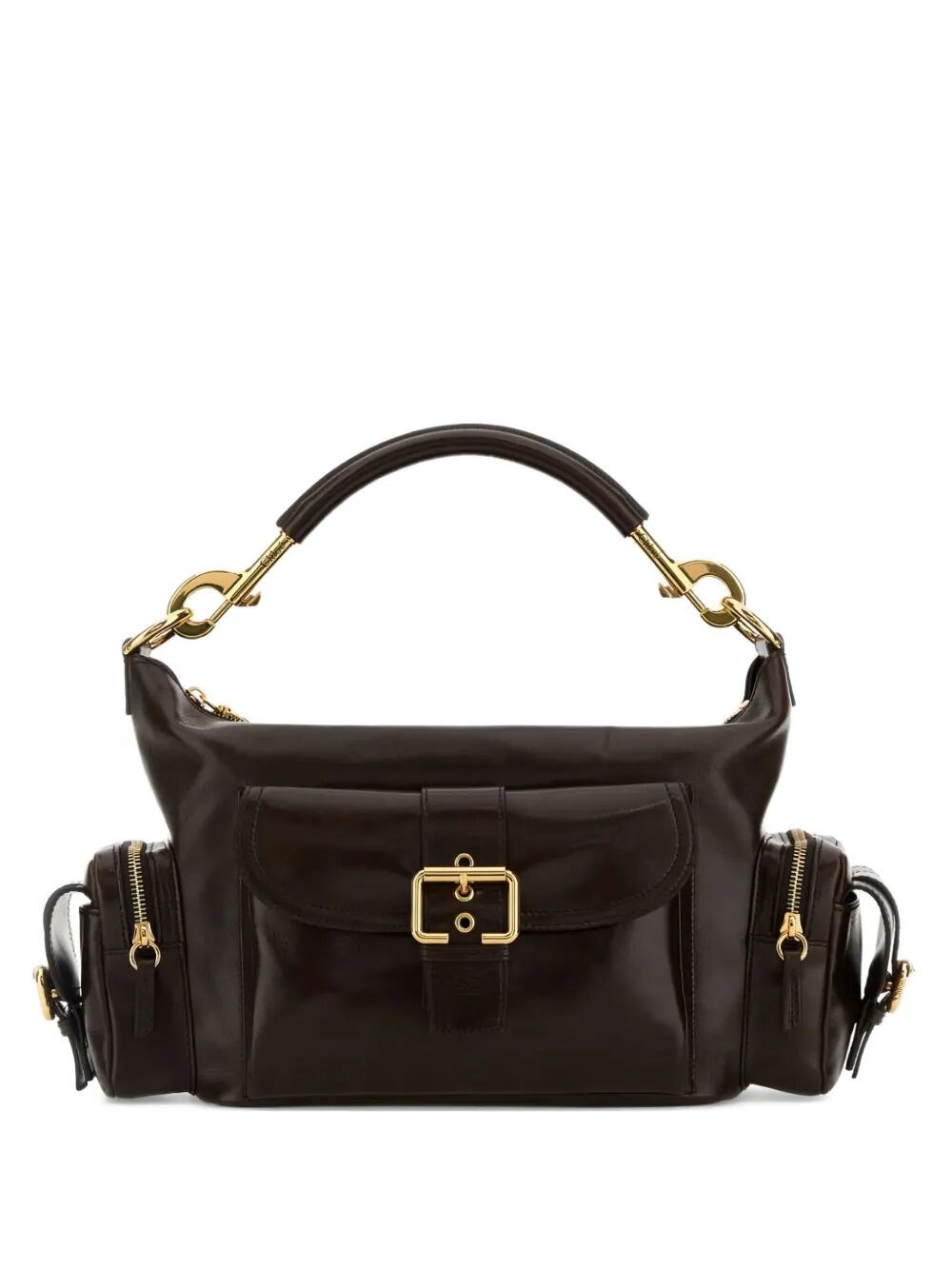 Chloé H580 Lace-up Slash H In Zz Smoke