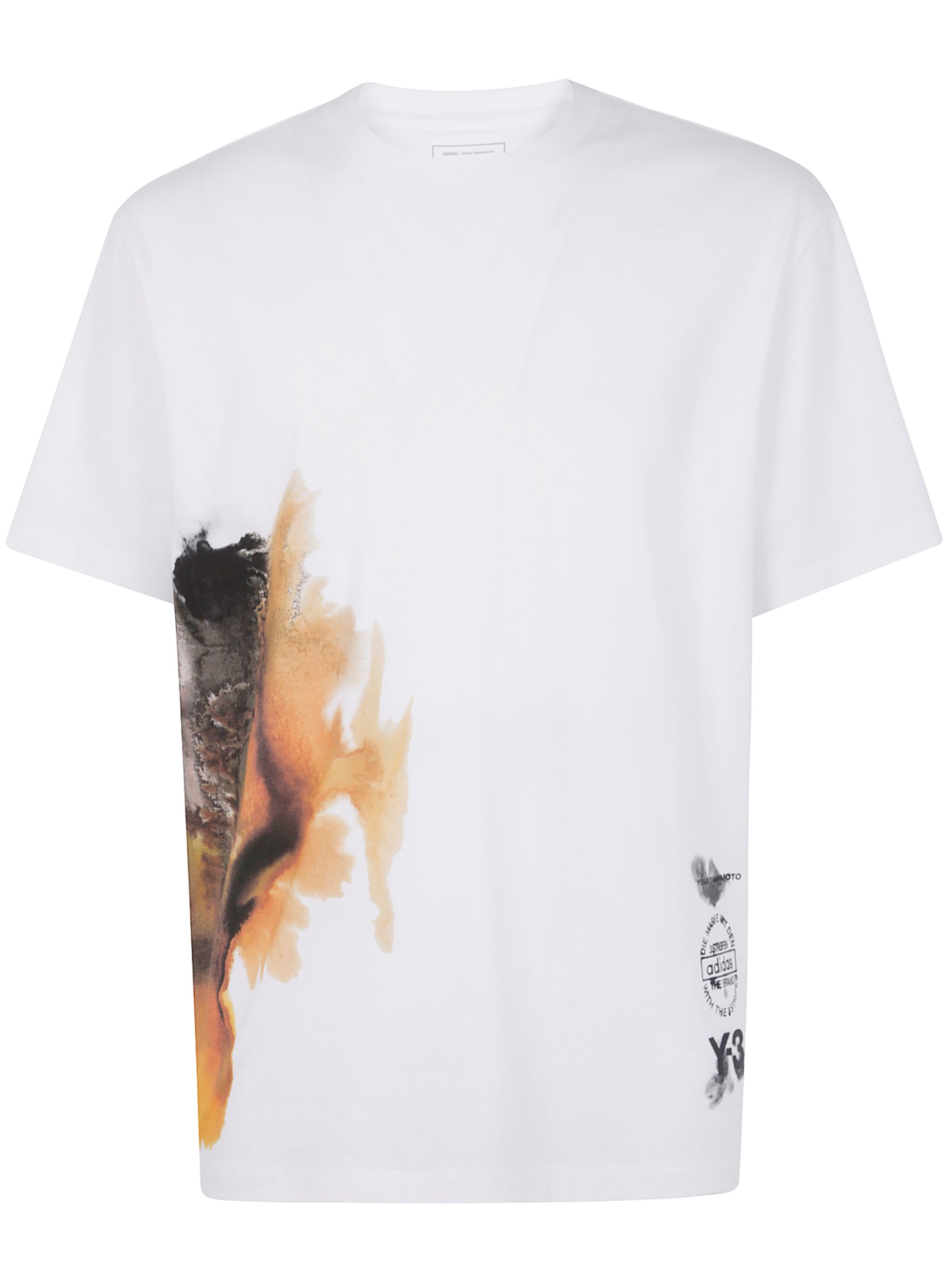 Y-3 Yohji Yamamoto Adidas Y-3 Aop Short Sleeve Tee
