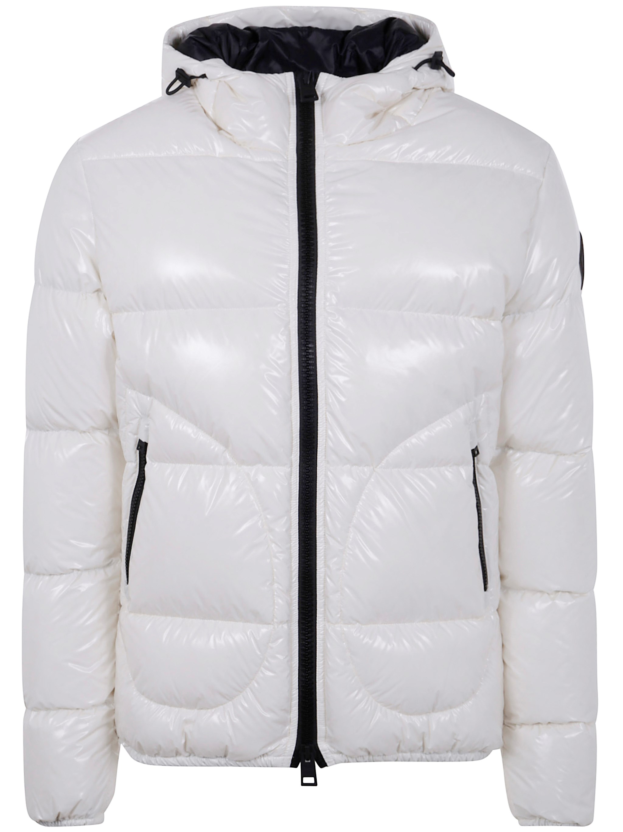 Herno White Glossy Nylon Down Jacket