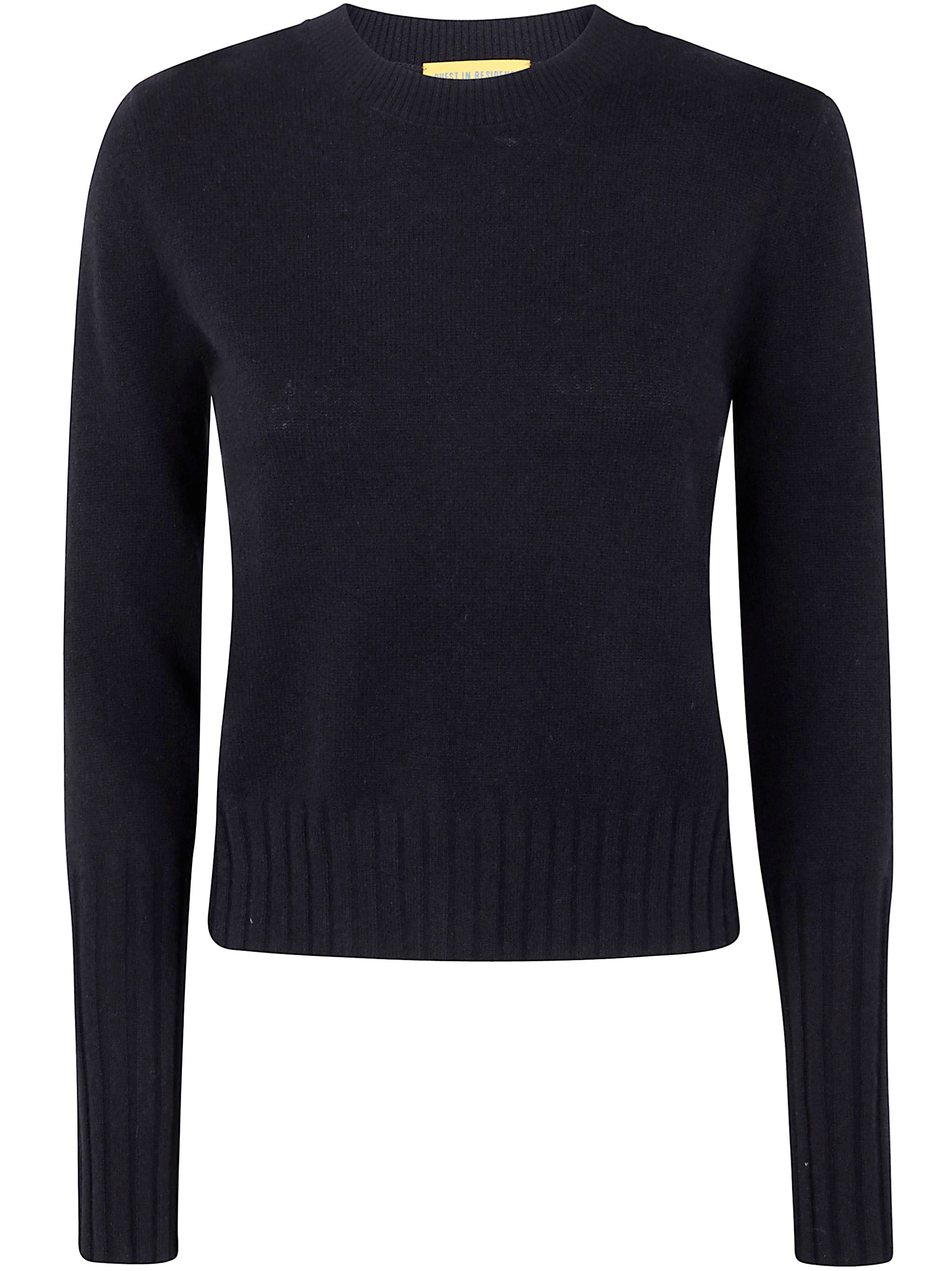 GUEST IN RESIDENCE Shrunken Crew Neck Cashmere Sweater