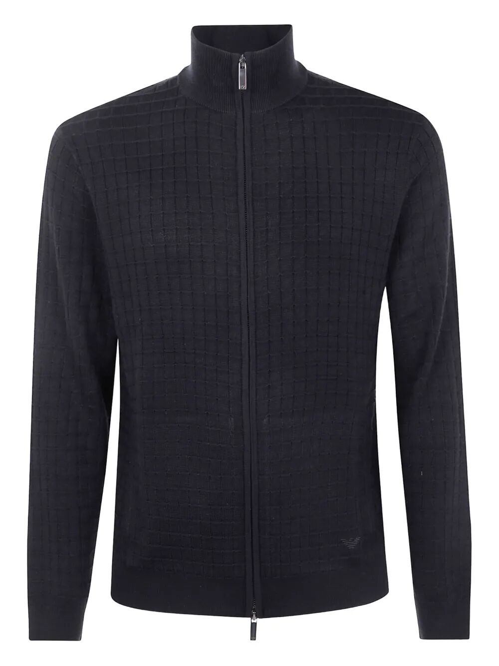 Maglione a collo alto con zip Emporio Armani