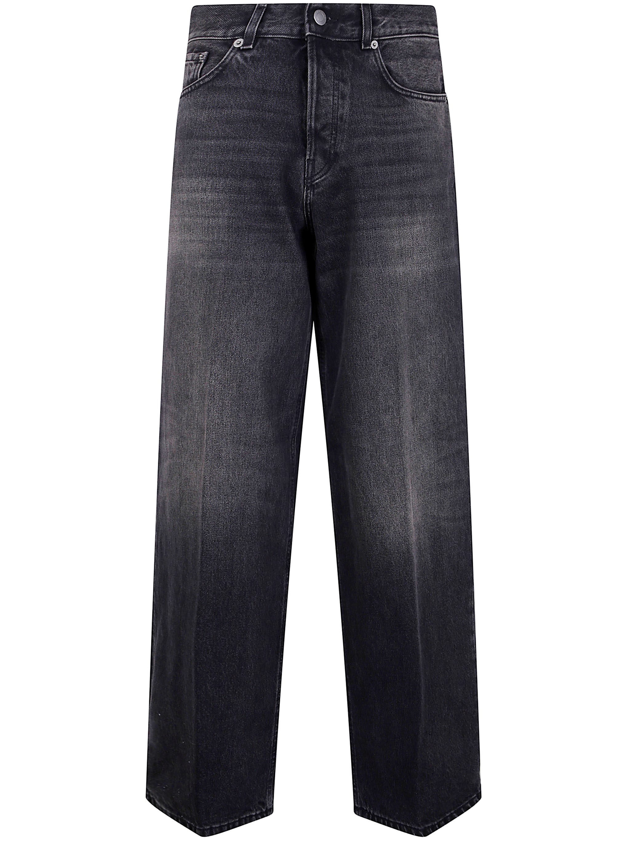 Haikure Bethany Straight Jeans Belt Loops In Gray