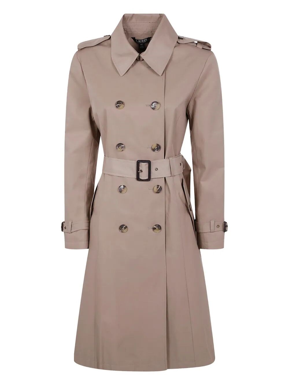 Ralph Lauren Bl Db W Cn42 Lined Trench In Brown