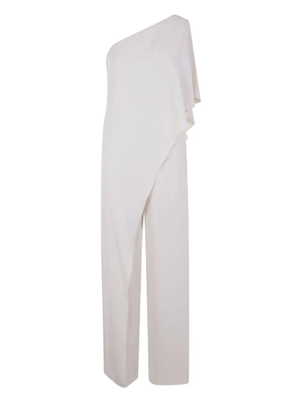 Ralph Lauren One-shoulder Ruffled Jumpsuit