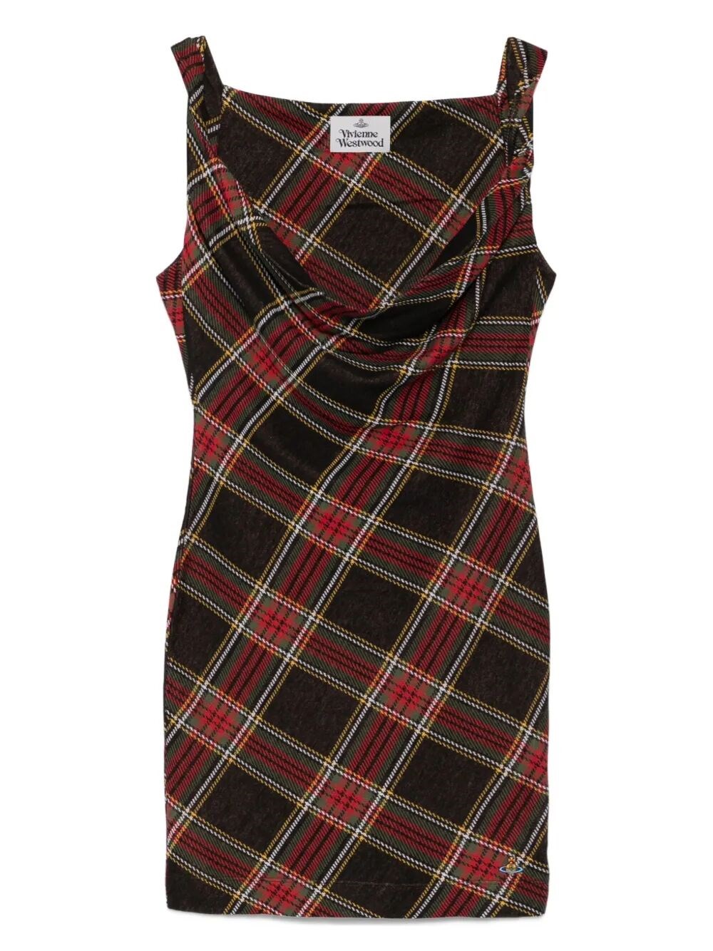 Vivienne Westwood Anna Pencil Dress In Brown