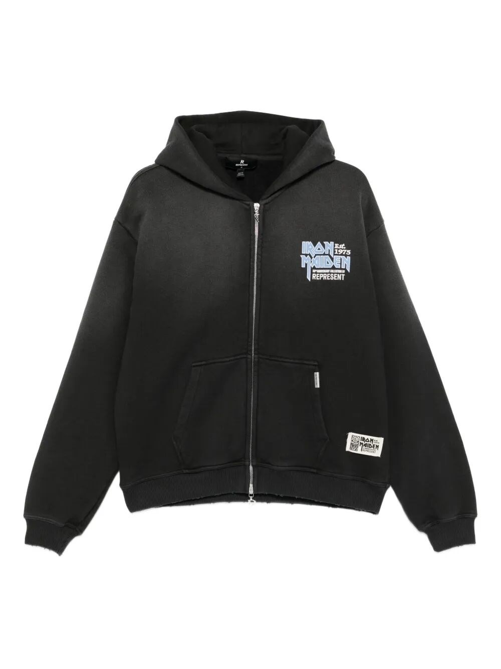 パーカー・フーディ REPRESENT IRON MAIDEN ANNIVERSARY FULL-ZIP HOODIE Represent X Iron Maiden Anniversary Zip up Hoodie | REPRESENT