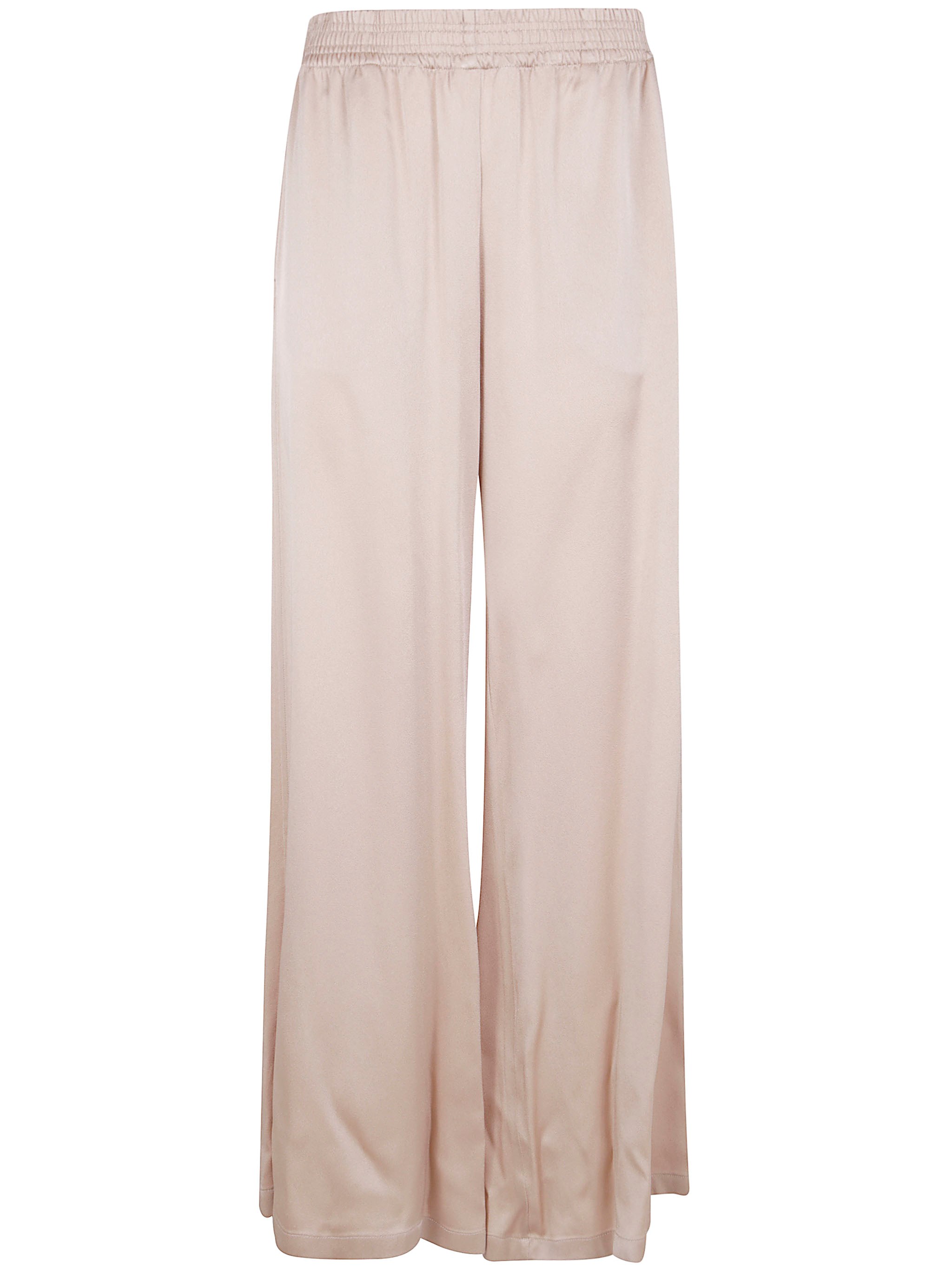 Fabiana Filippi Wide-leg Trousers Elasticated Waist In Neutral