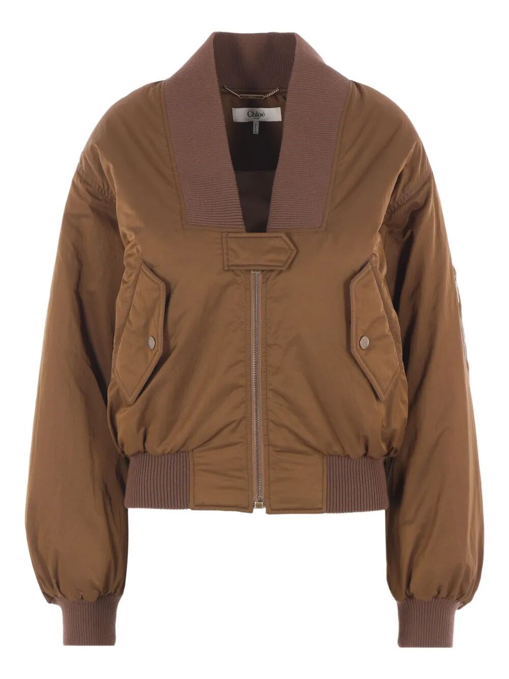Chloé Over Turtleneck Pullover With Side Splits