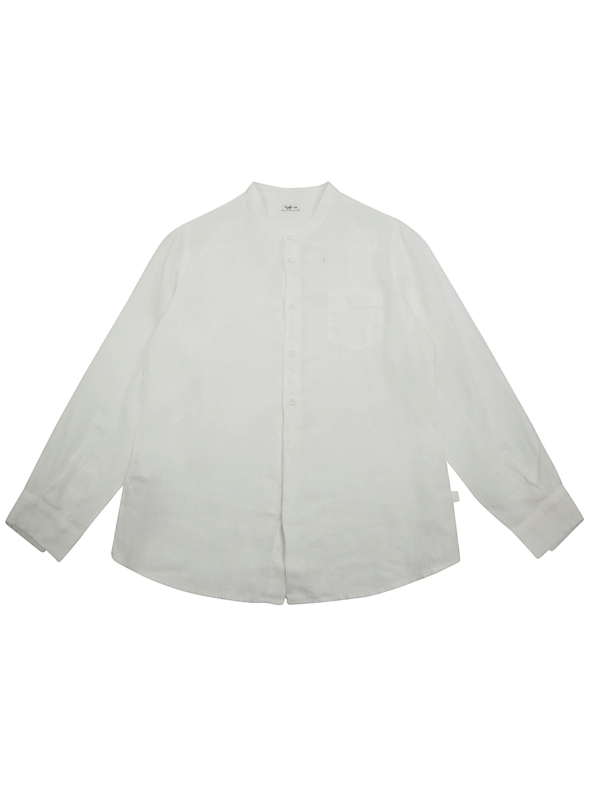 Il Gufo Kids' Long Sleeves Shirt In Gray