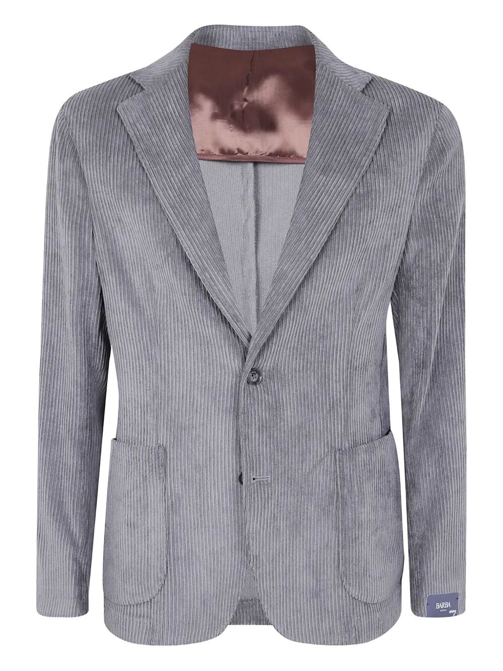 Barba Napoli Barba "easy Mono" Jacket In Gray