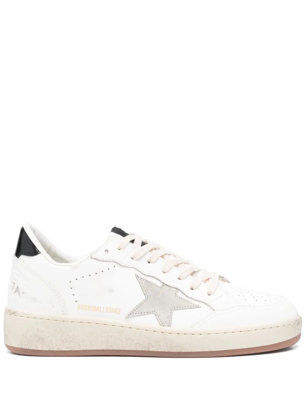 GOLDEN GOOSE Ballstar 2 Leather Upper And Spur Suede Star Shiny Leathe