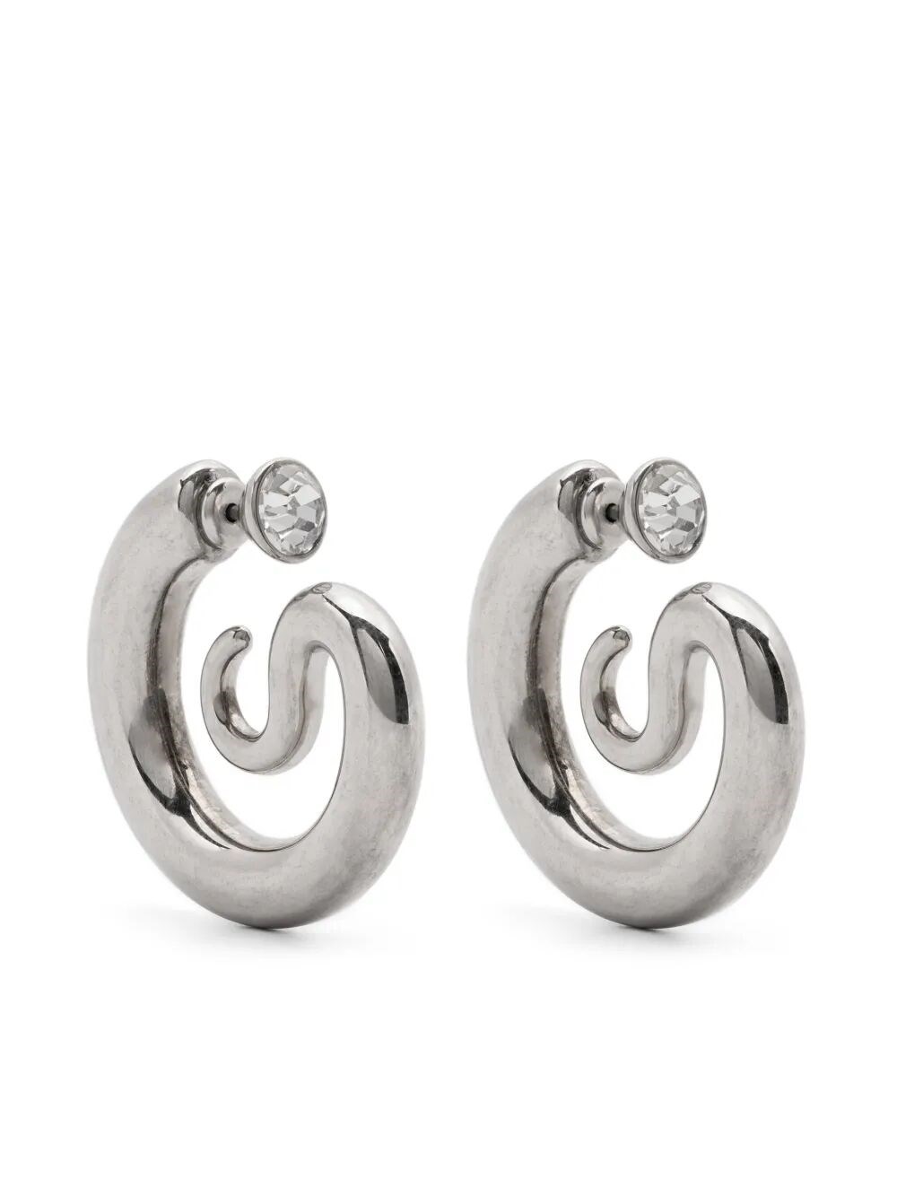 Panconesi Serpent Earrings In Silver
