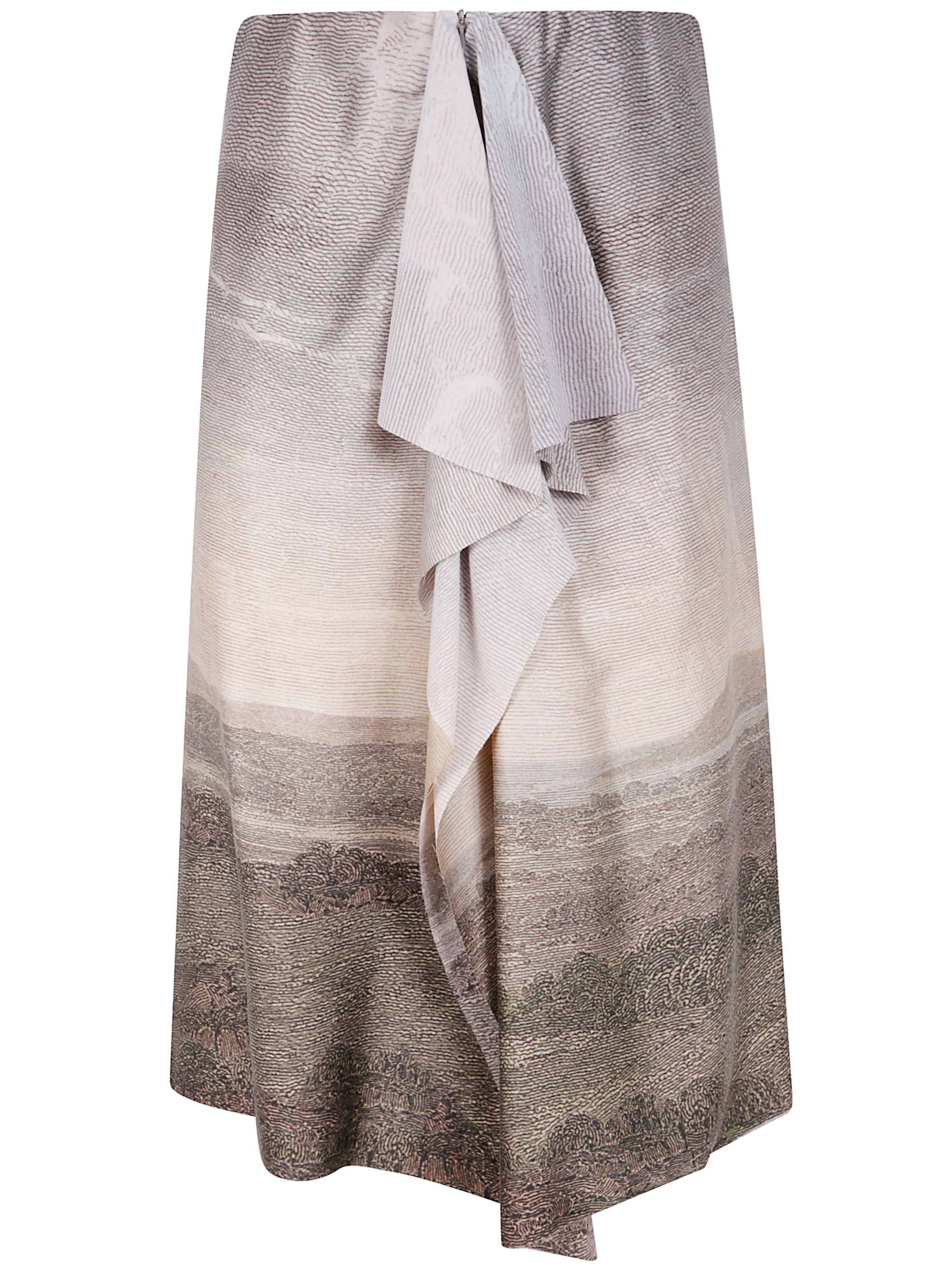 Saint James Adastrgum Skirt In Ecru