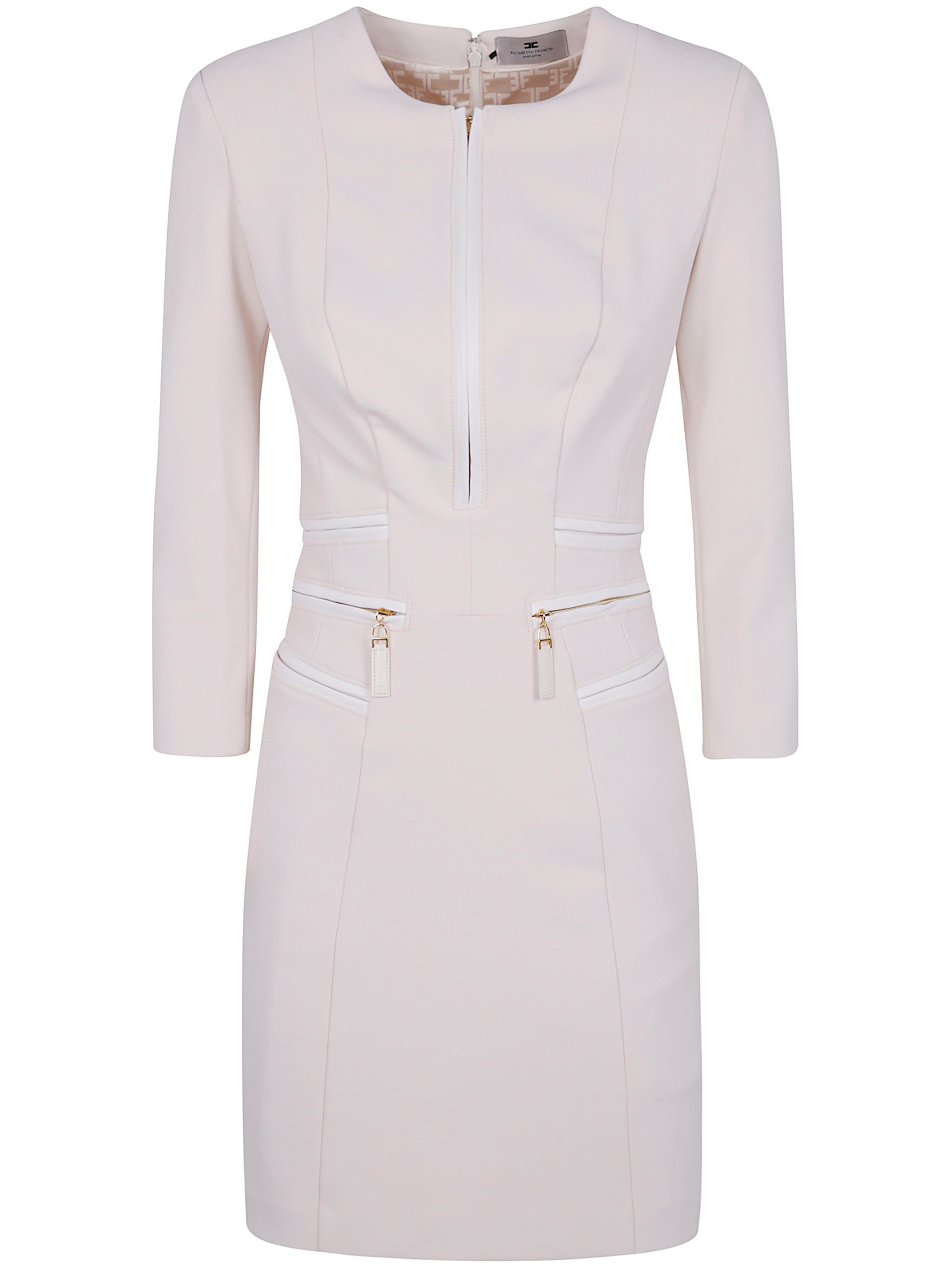 ELISABETTA FRANCHI Double Crepe Stretch Dress