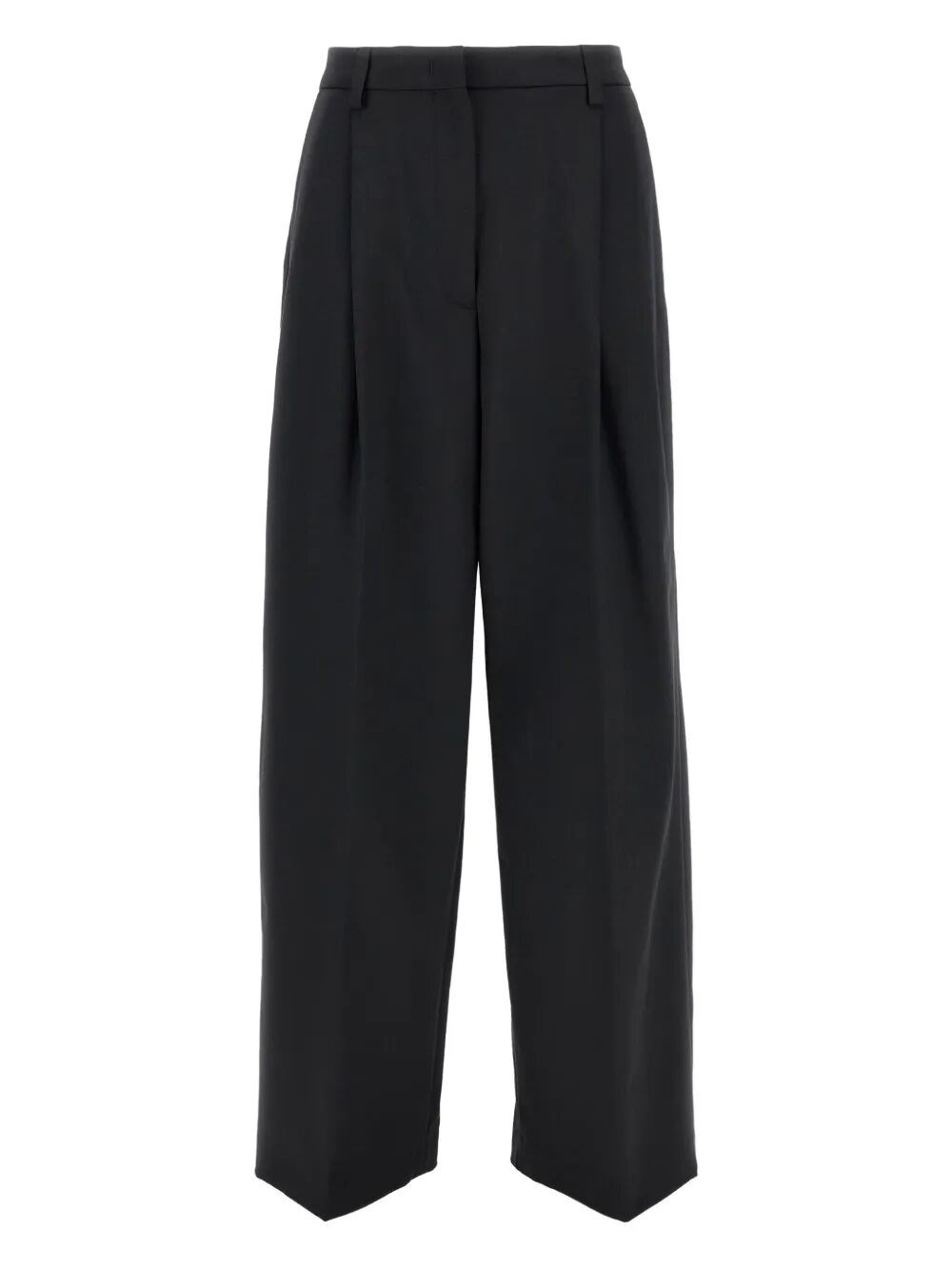 The Latest Axel Wool Polyester Ab Trousers In Black
