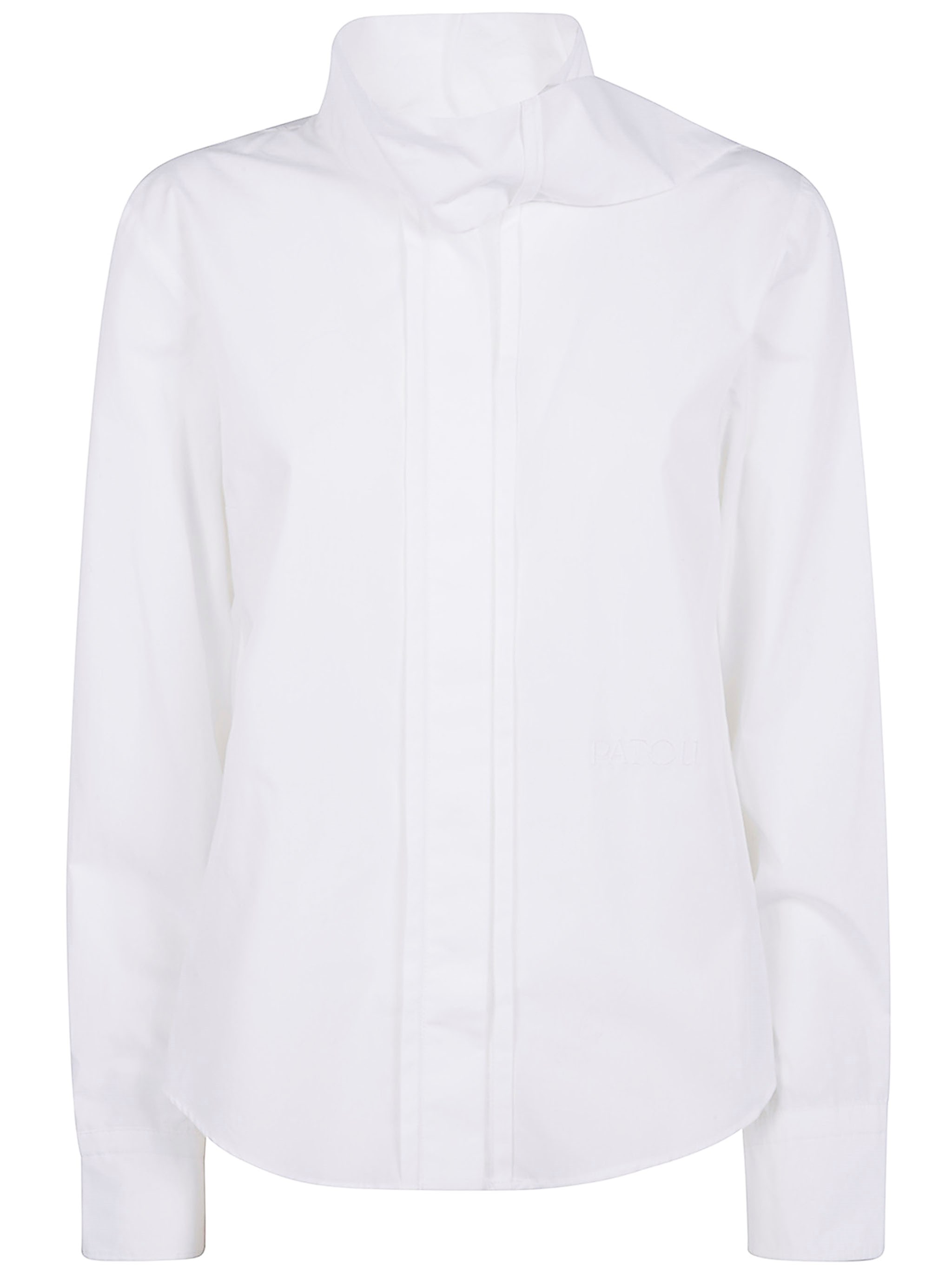 PATOU Ascot Collar Blouse