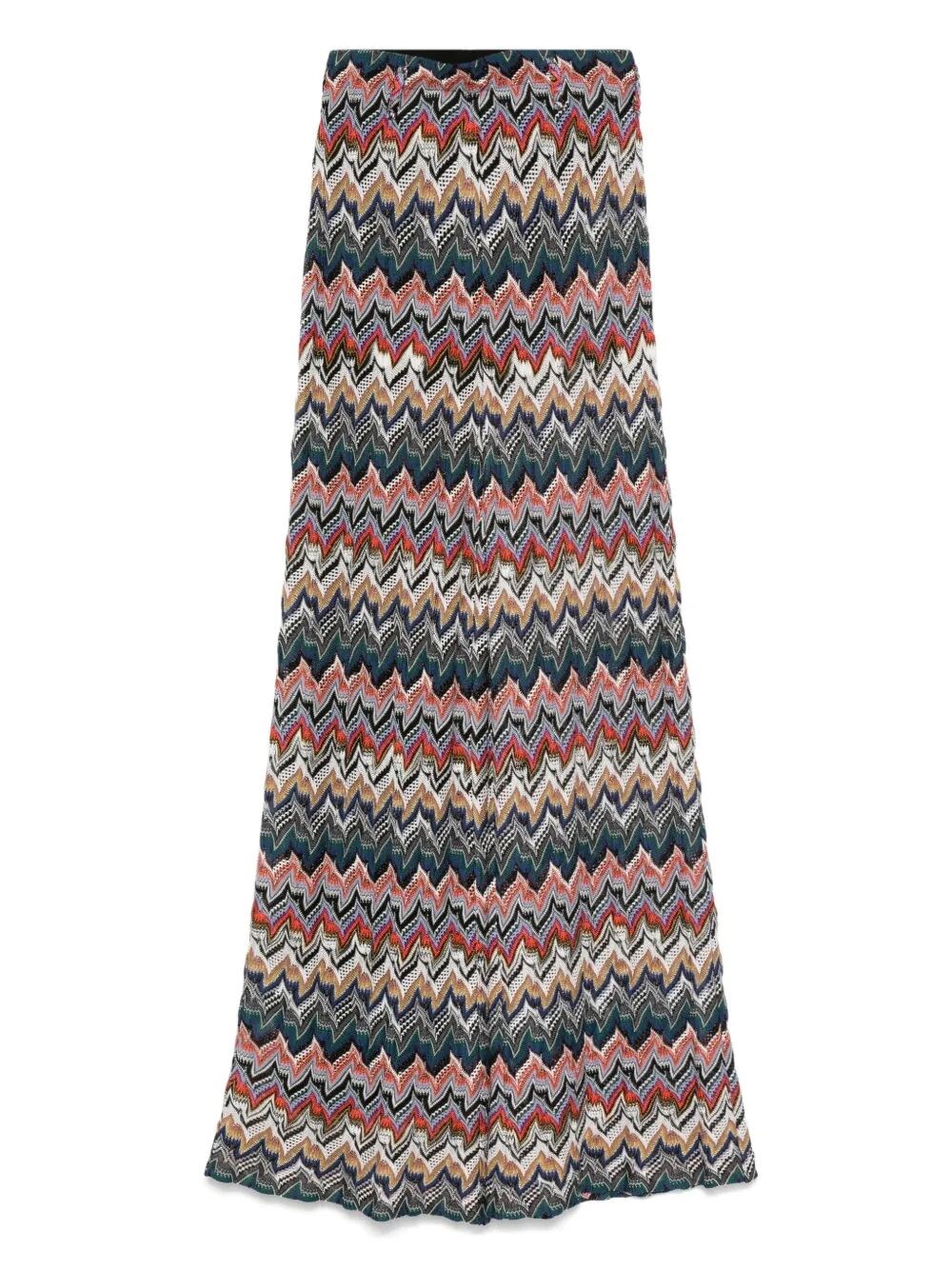 Missoni Elastic Waist Trousers In Multi