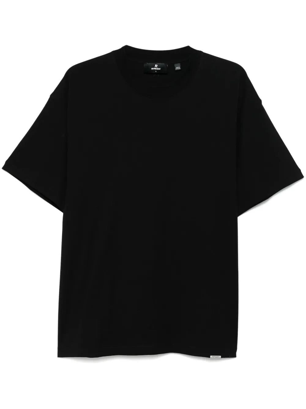 Represent Initial Crewneck T-shirt In Black