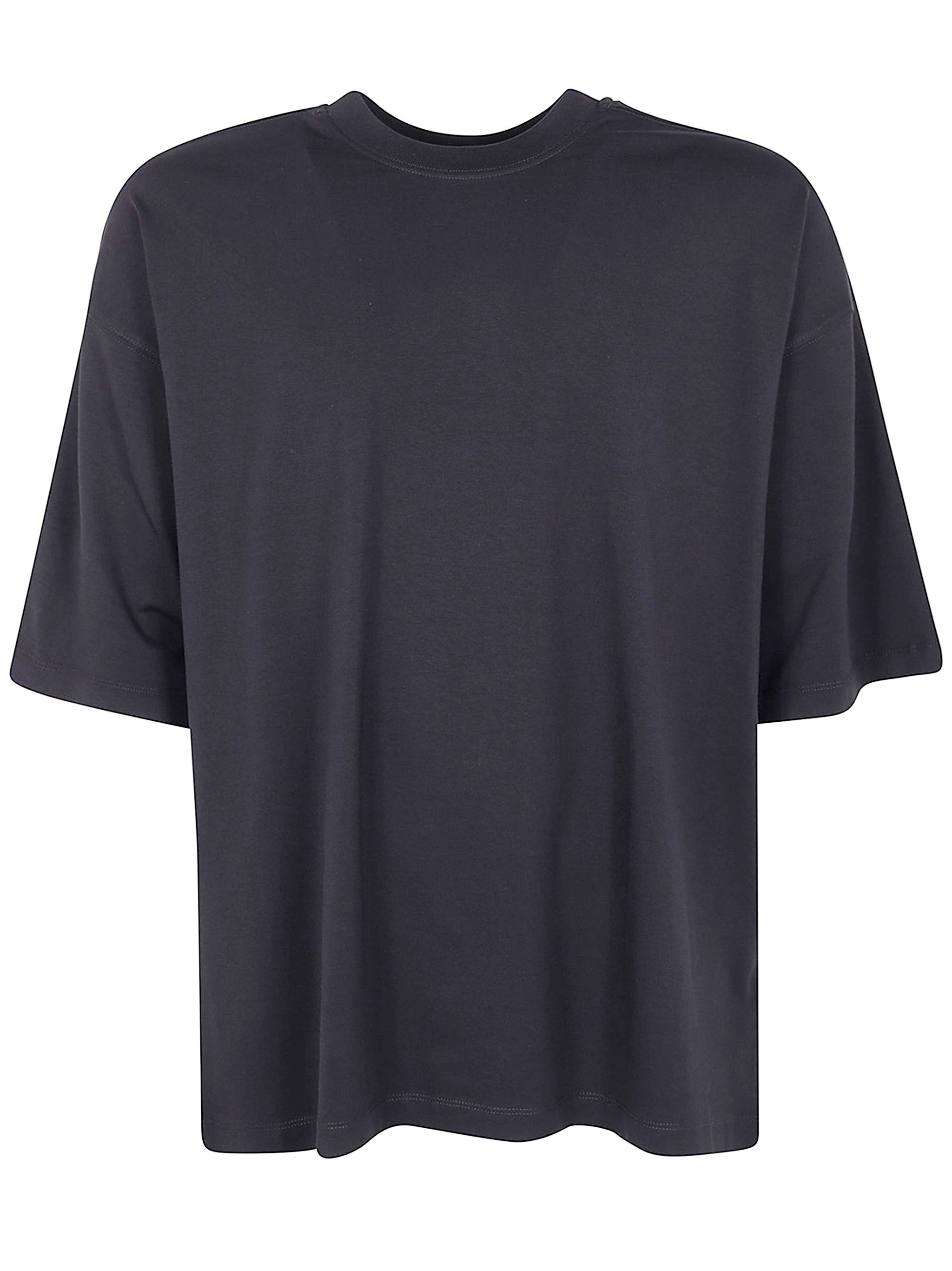 THOM KROM Round Neck Men T-Shirt Worked