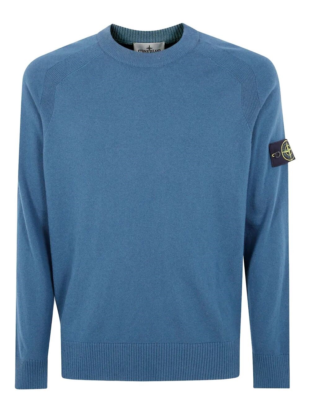 Pull col rond Stone Island en laine Geelong RWS