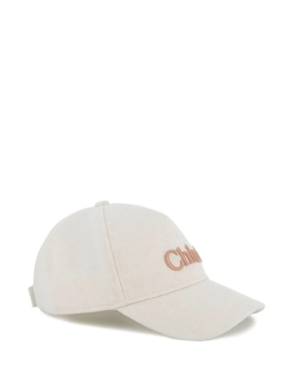 Chloé Baseball Cap With Logo Chloe In White