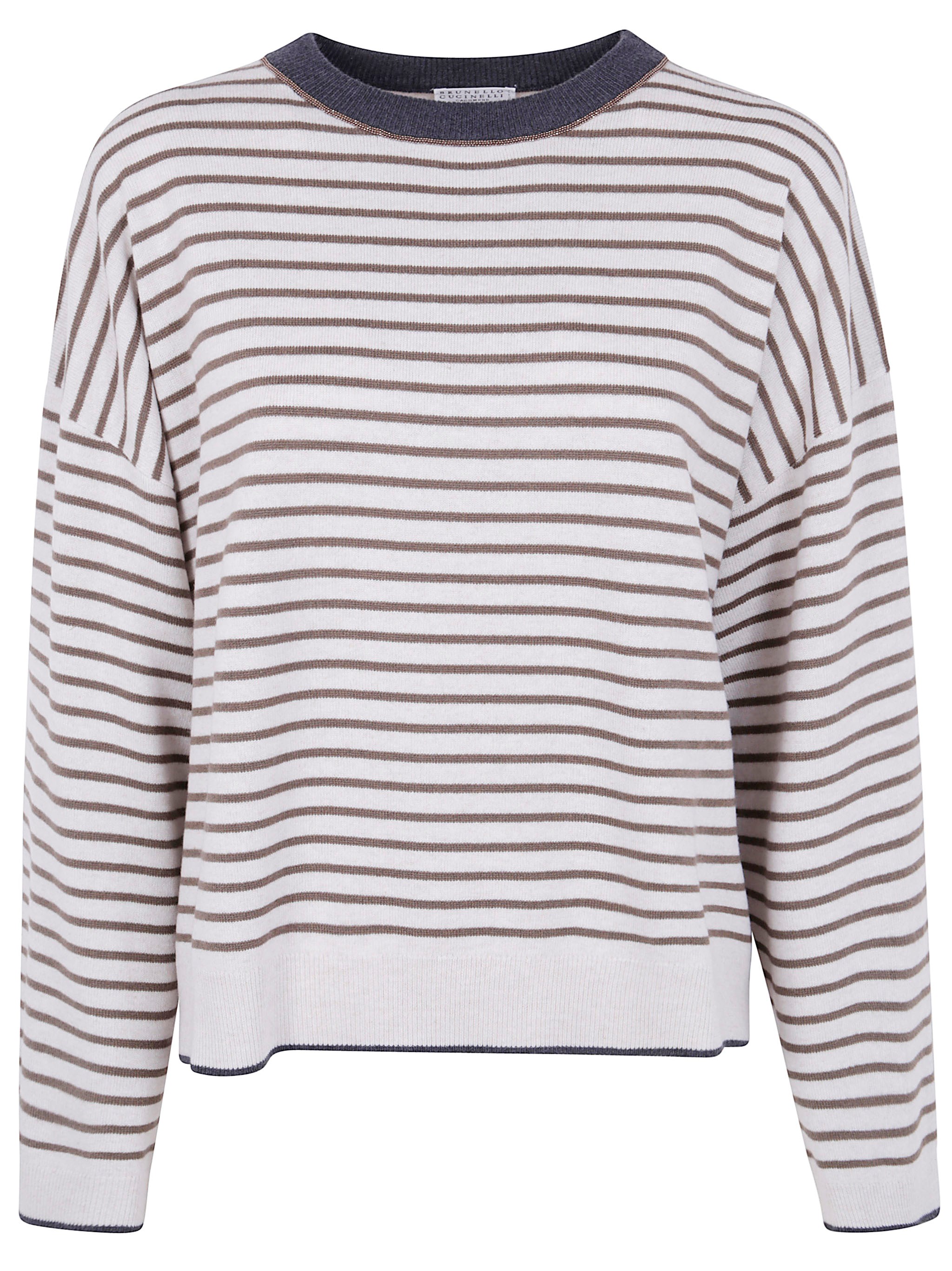 Autry Boatneck Stripes Sweater