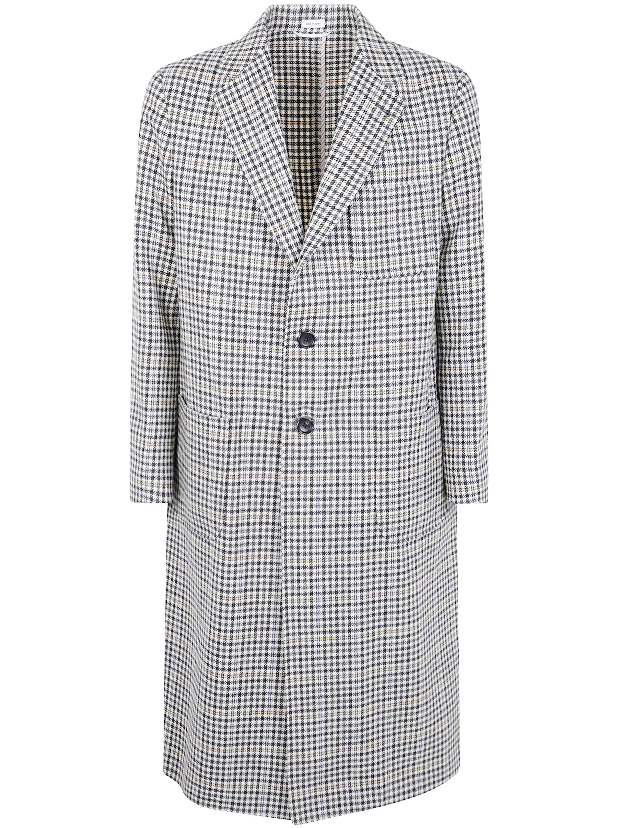 Moncler Genius Unconstructed Elongated Coat Check Hunting Tweed