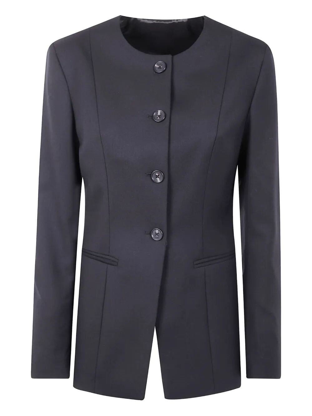 Jacquemus Crop Jacket In Gray