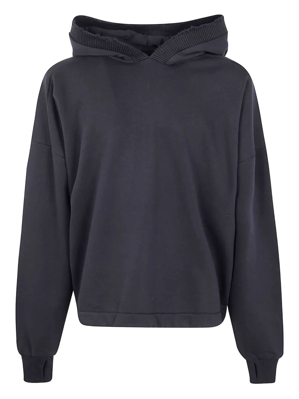 Tory Burch Hooded Men Sweatshirt In Black