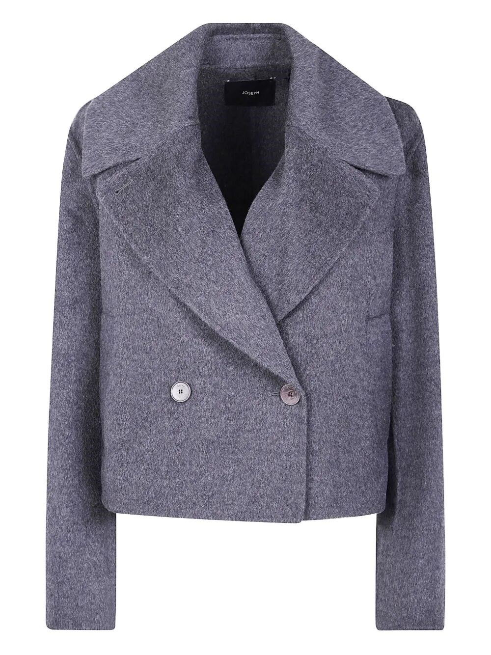 Joseph "delano" Jacket Double Face Cashmere In Purple