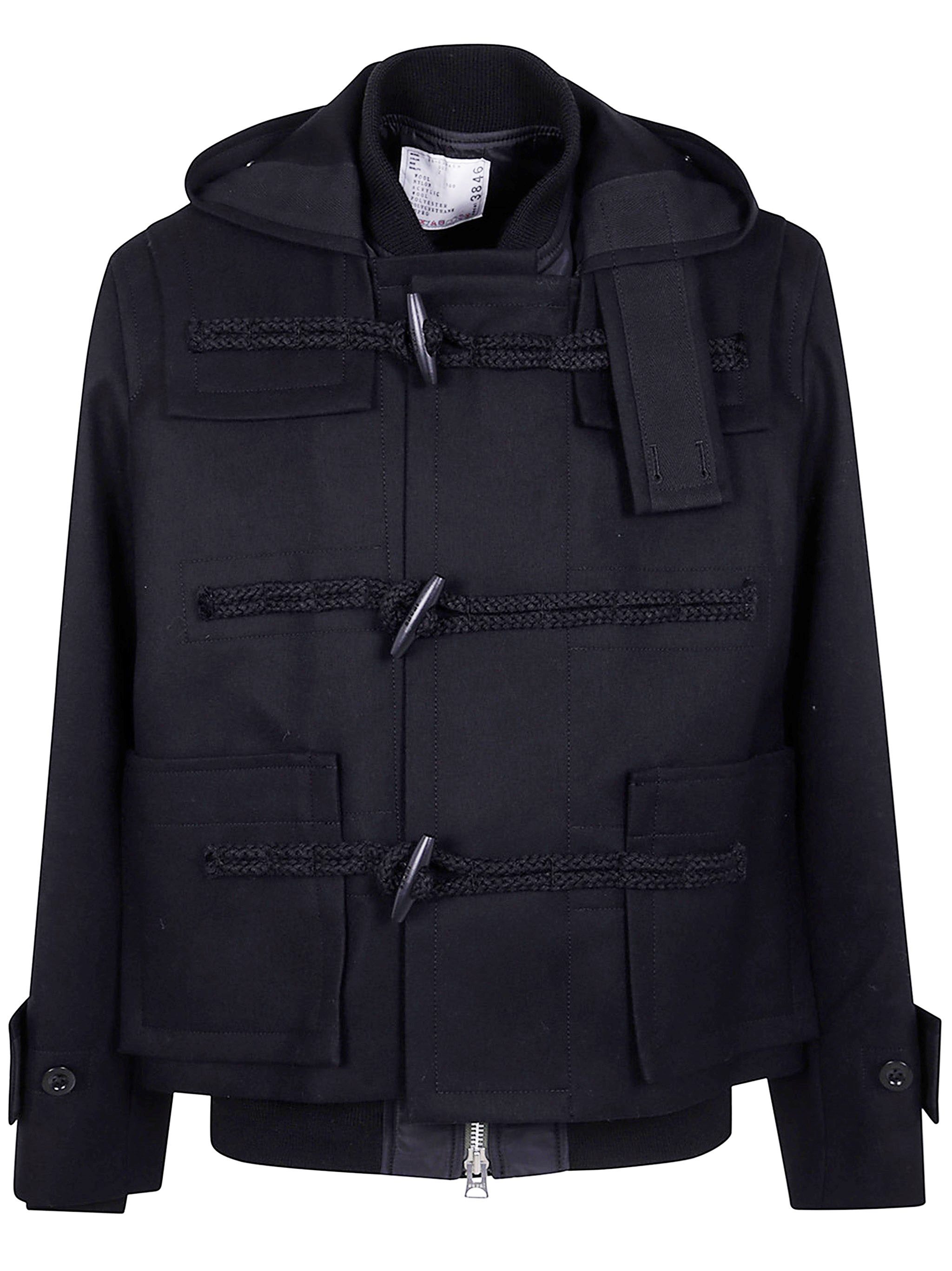 Sacai Wool Melton Blouson