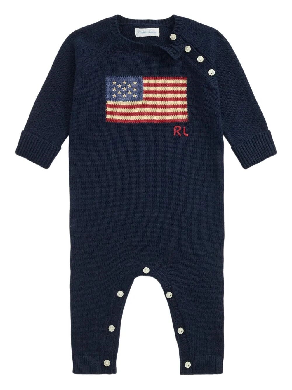 POLO RALPH LAUREN KIDS Flag One Piece Coverall