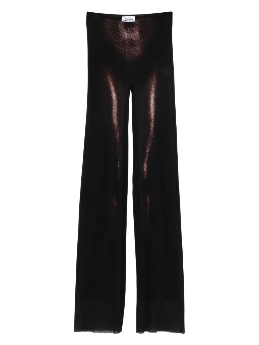 Chiara Ferragni Mesh Straight Trouser Printed "body Dust"