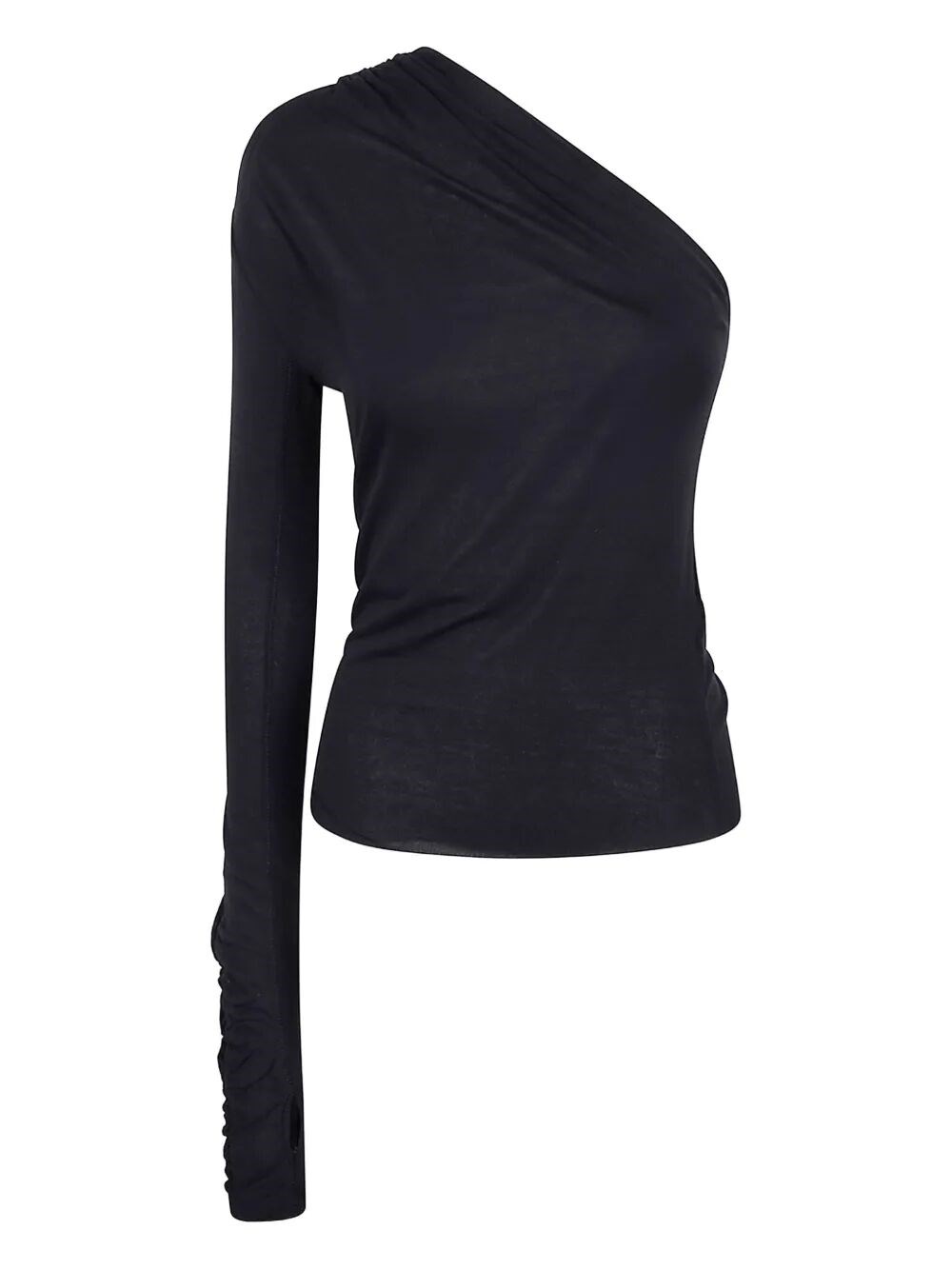 Thom Krom Mono Sleeves Blouse In Black
