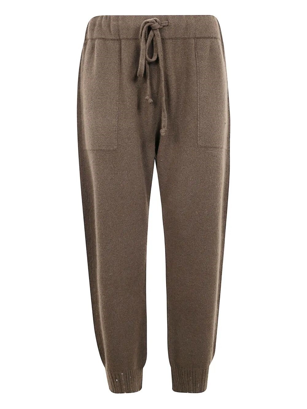 Uma Wang "simple Ws" Ankle Pants In Brown
