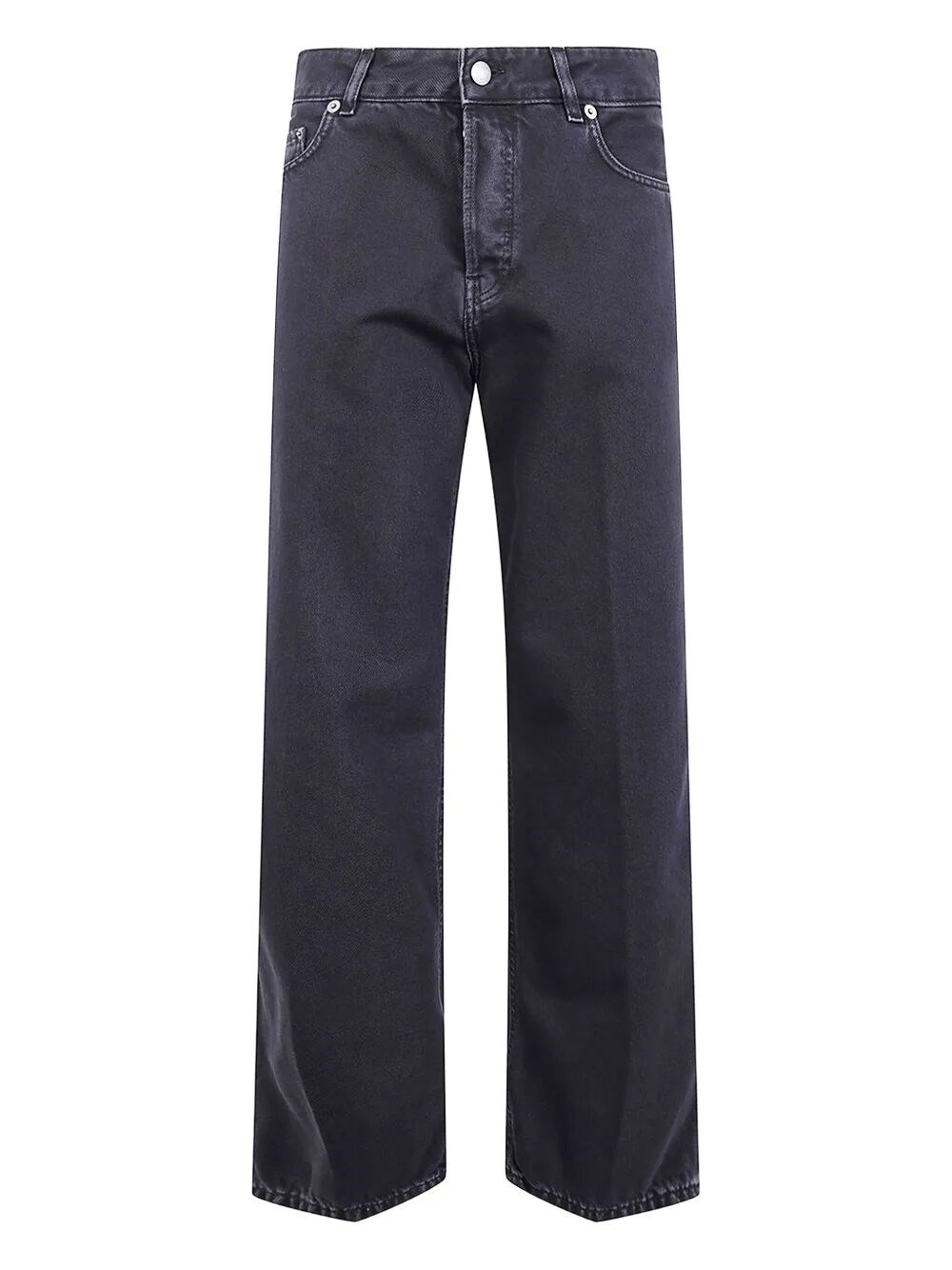 Haikure Betty Soft Trousers With Belt Loops In Blue