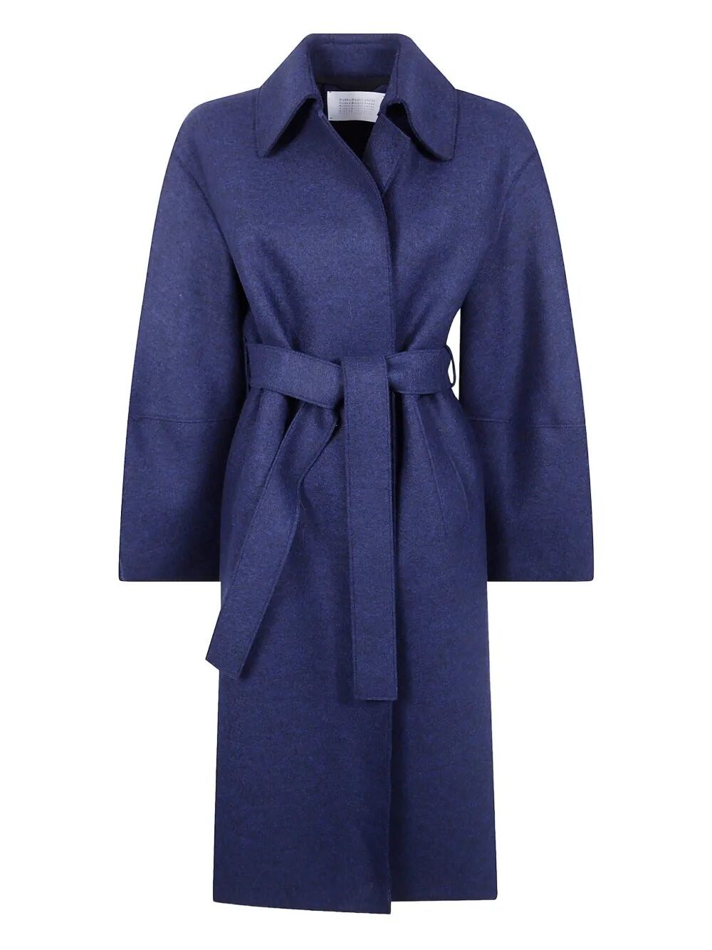 Harris Wharf London Women Puff Sleeves Coat Pressed Wool In Blue