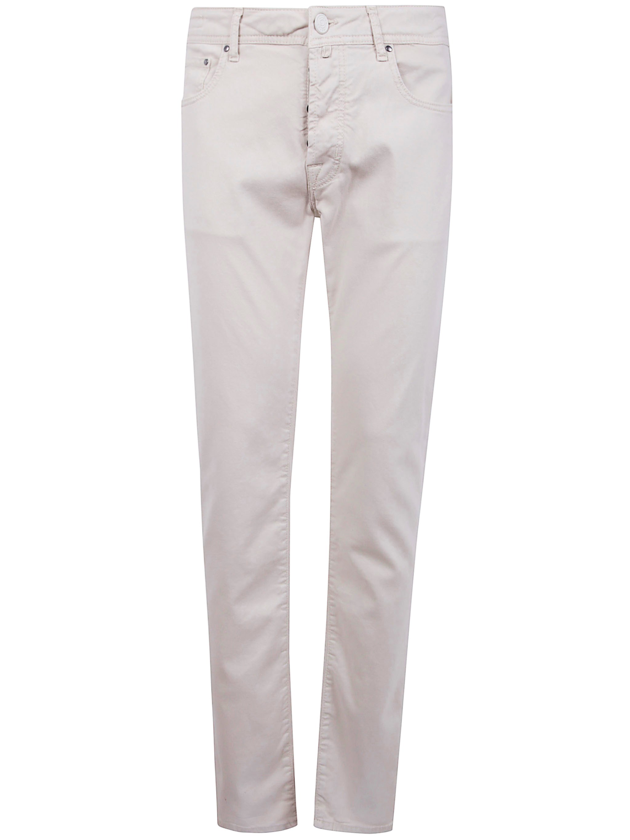 Jacob Cohen "pant 5 Pockets Slim Fit Bard Tr" Trousers In White