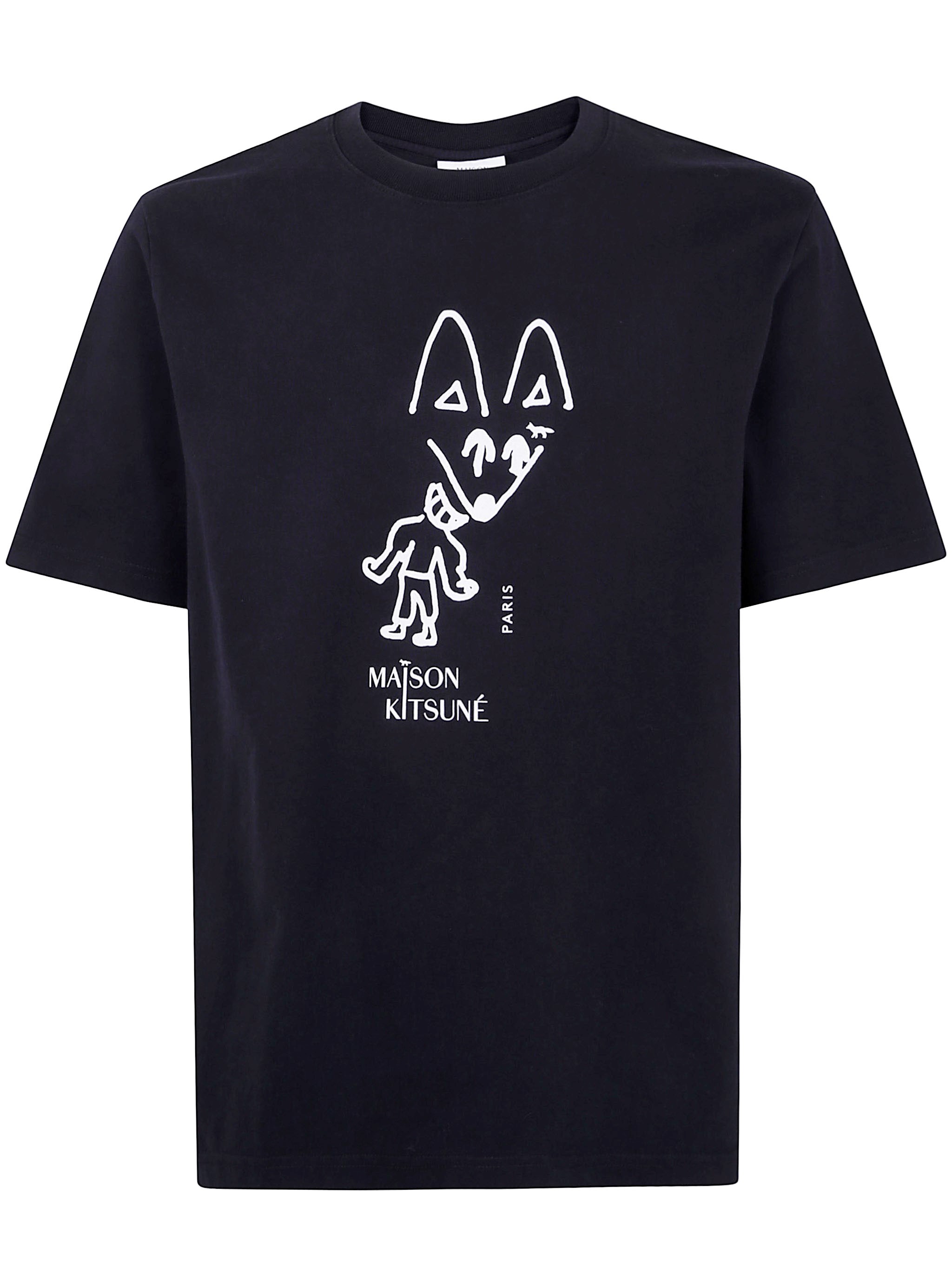 MAISON KITSUNE "Party Fox" Comfort Tee-Shirt