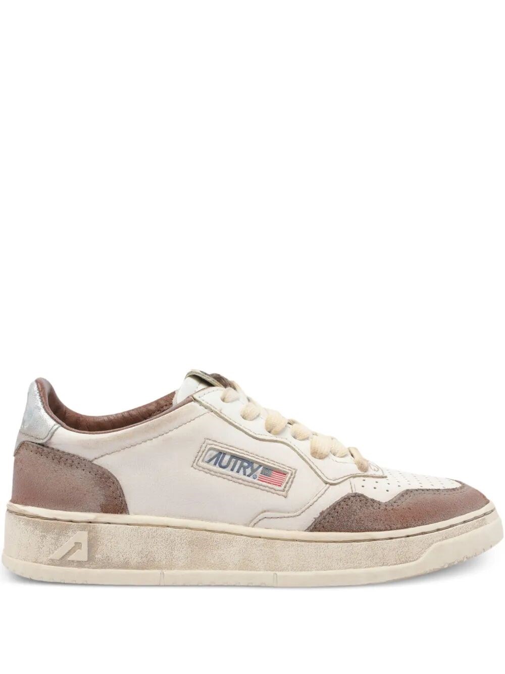 AUTRY "Sup Vintage Low" Suede Sneakers
