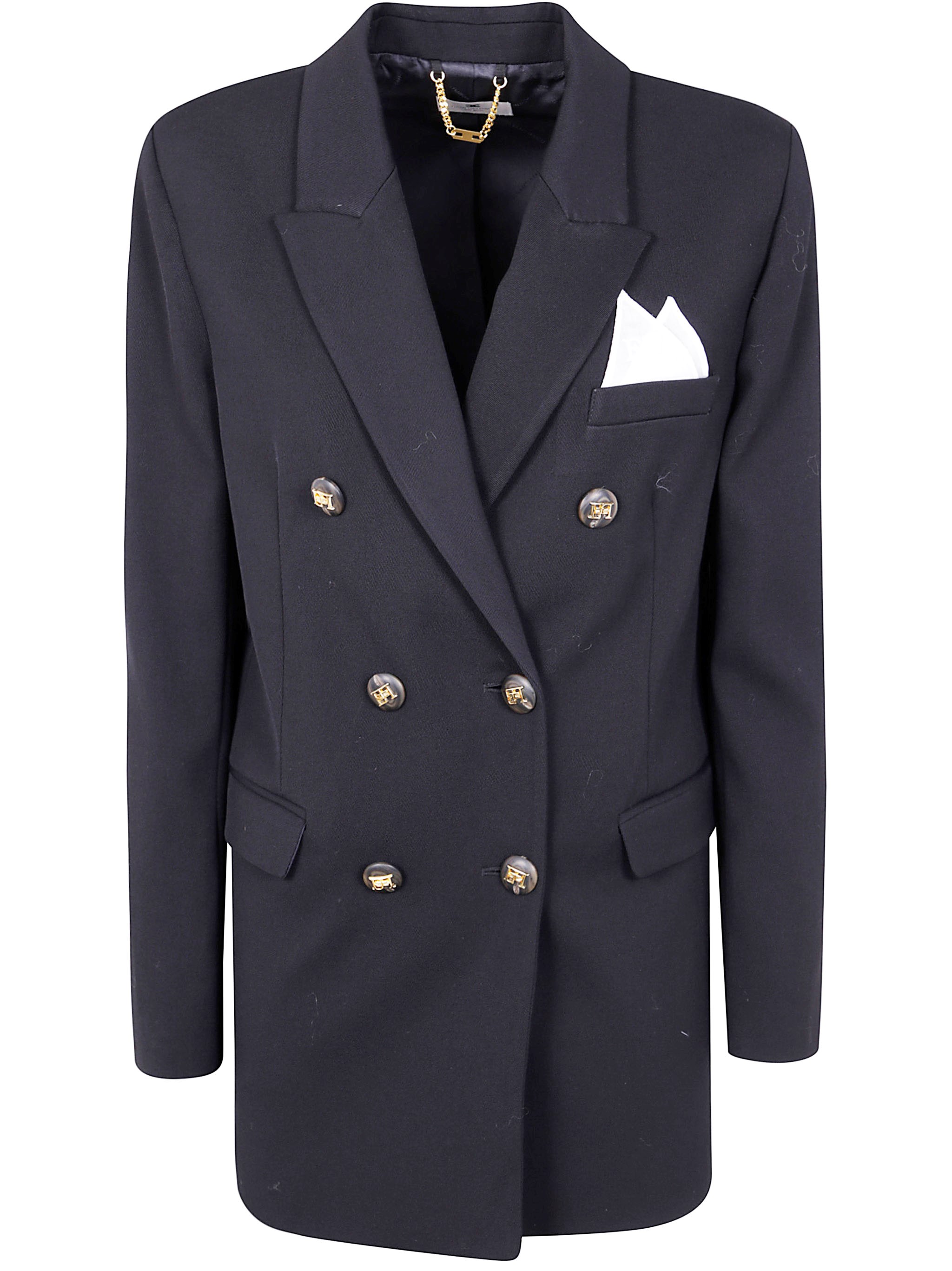 ELISABETTA FRANCHI Double Breasted Jacket