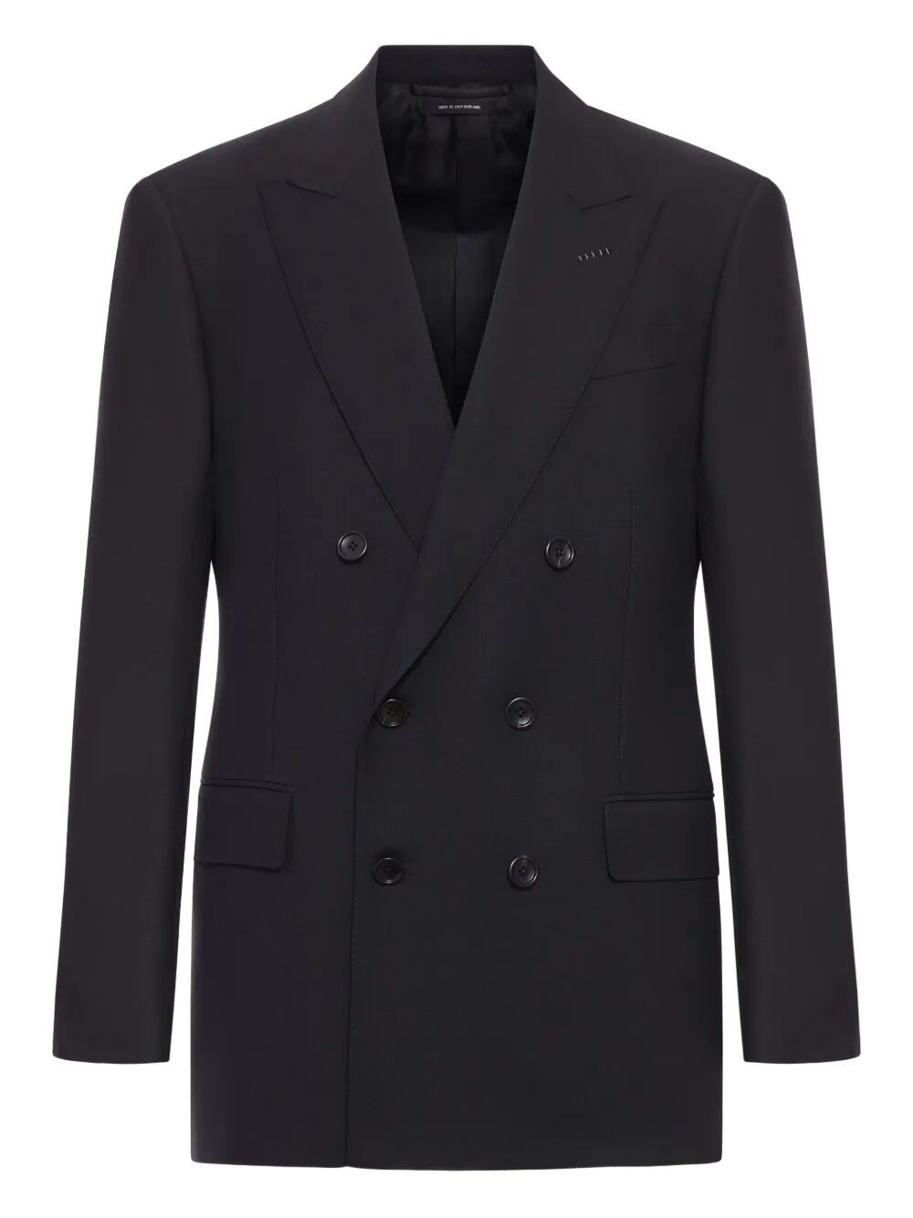 TOM FORD High Twist Broken Twill Double Breast Jacket