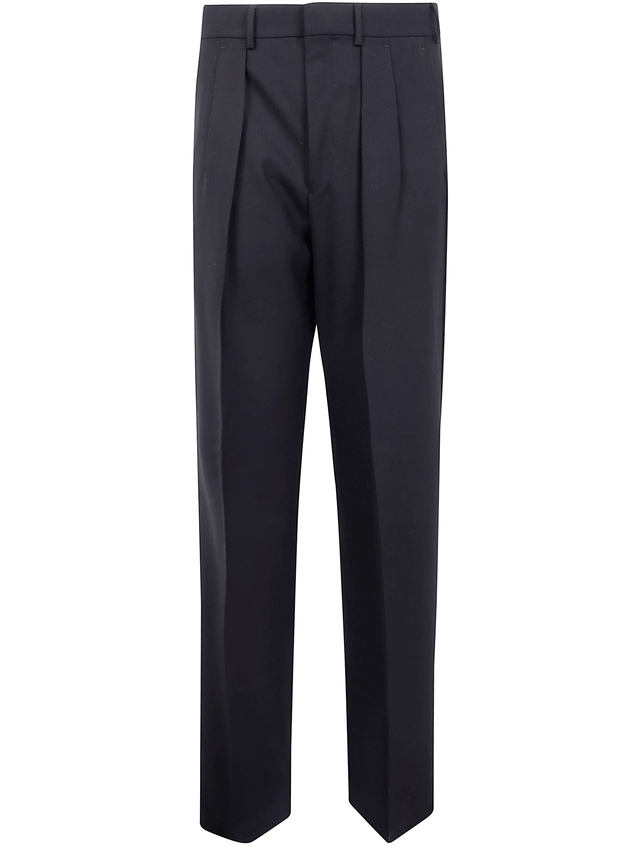TOM FORD High Twist Broken Twill Double Pleat Trousers