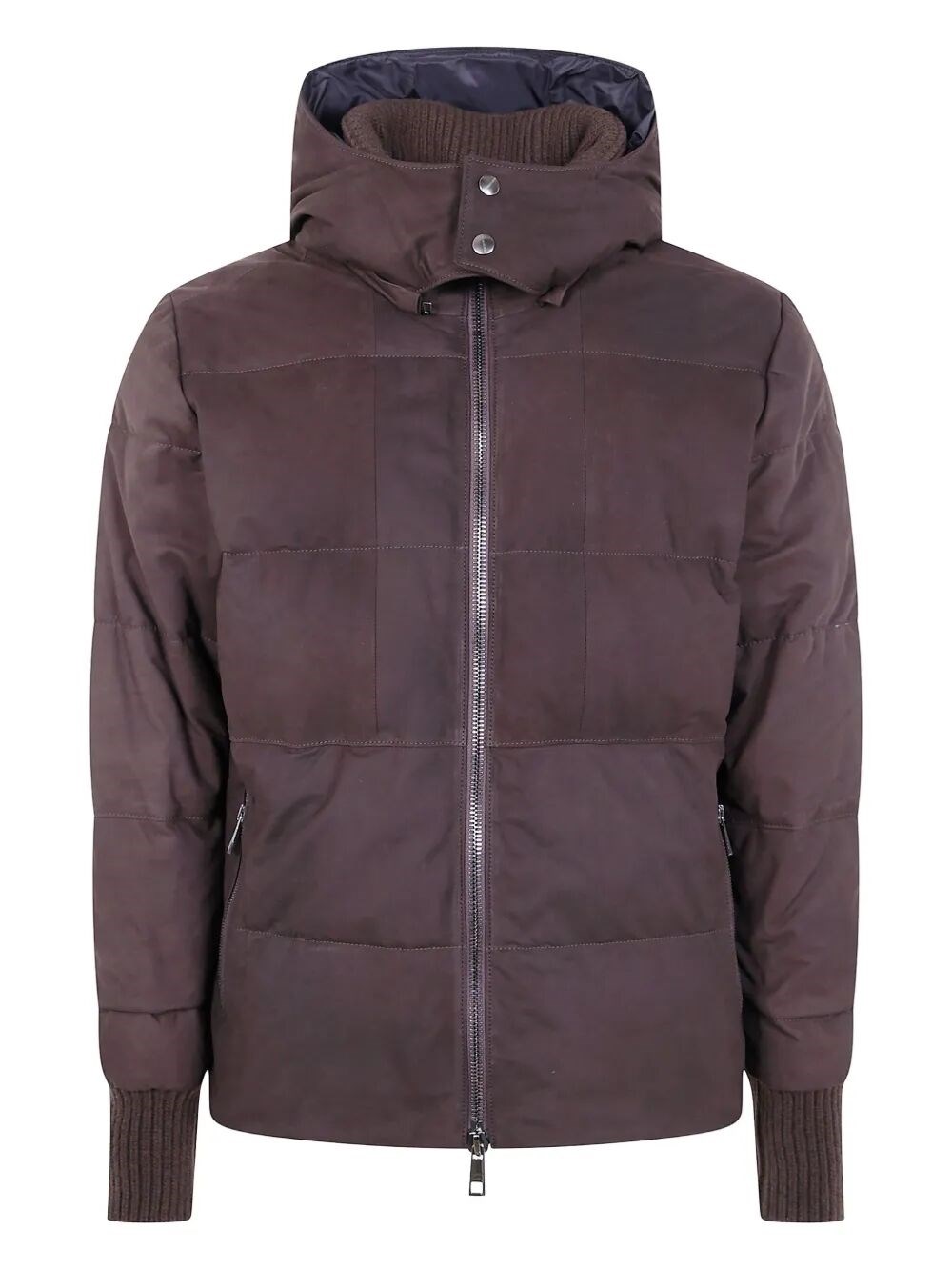 GIORGIO BRATO Nabuck Leather Padded Jacket GIORGIO BRATO Nabuck Leather Padded Jacket